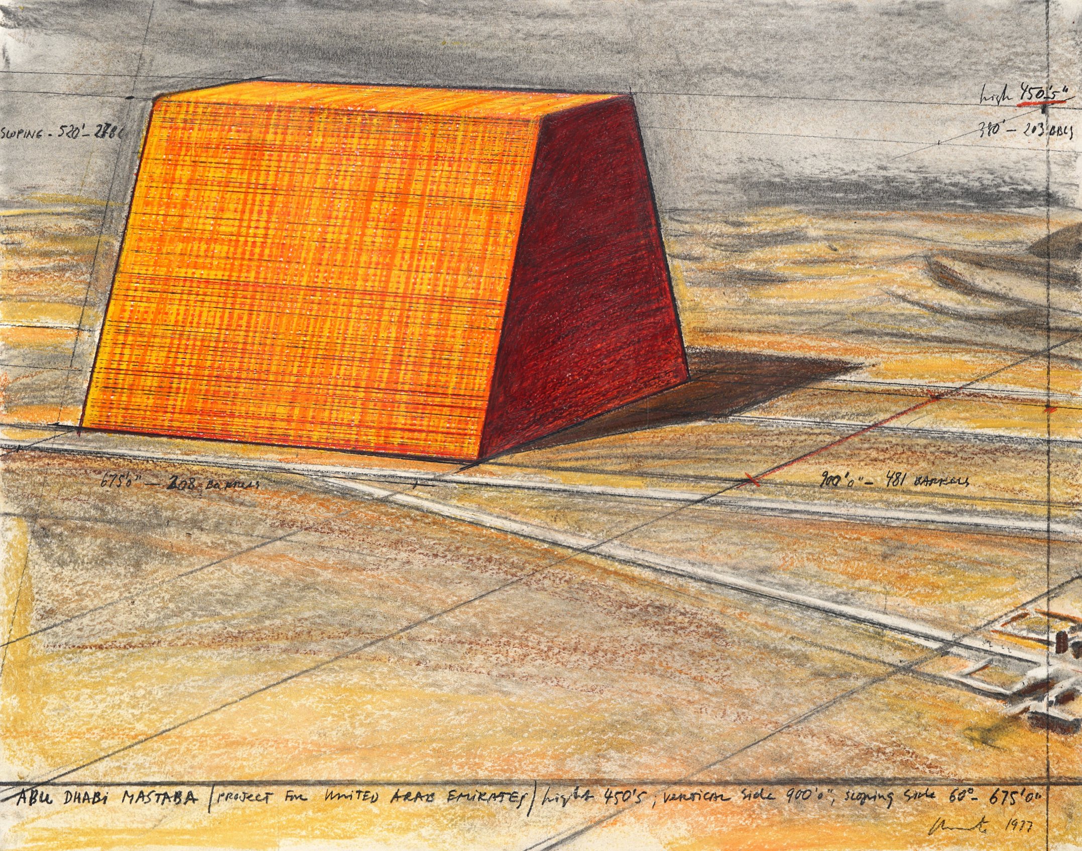 Abu Dhabi vai erguer no deserto a maior obra pensada por Christo e Jeanne-Claude