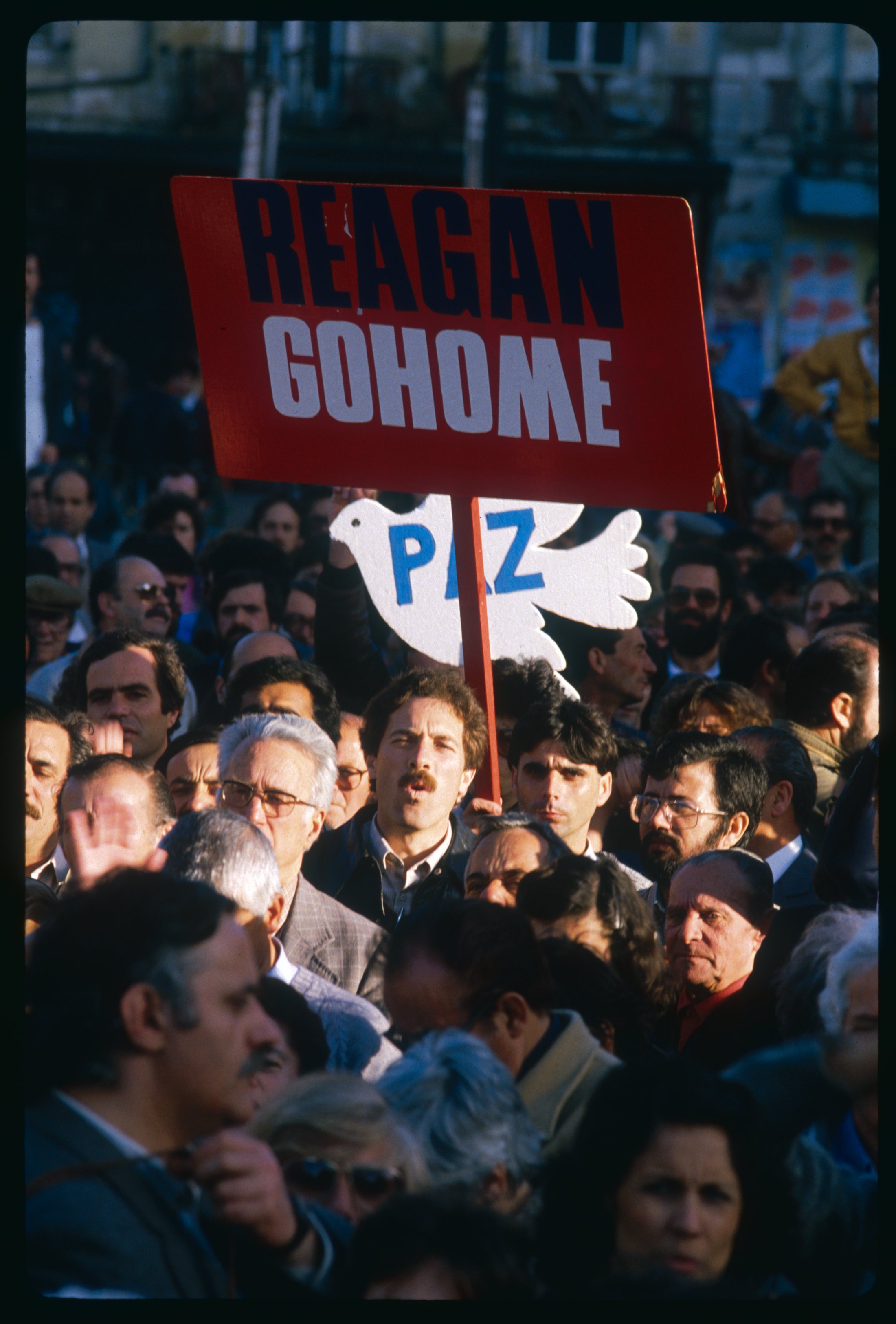 Anti-Reagan Demonstration of the Portuguese Communist Party
