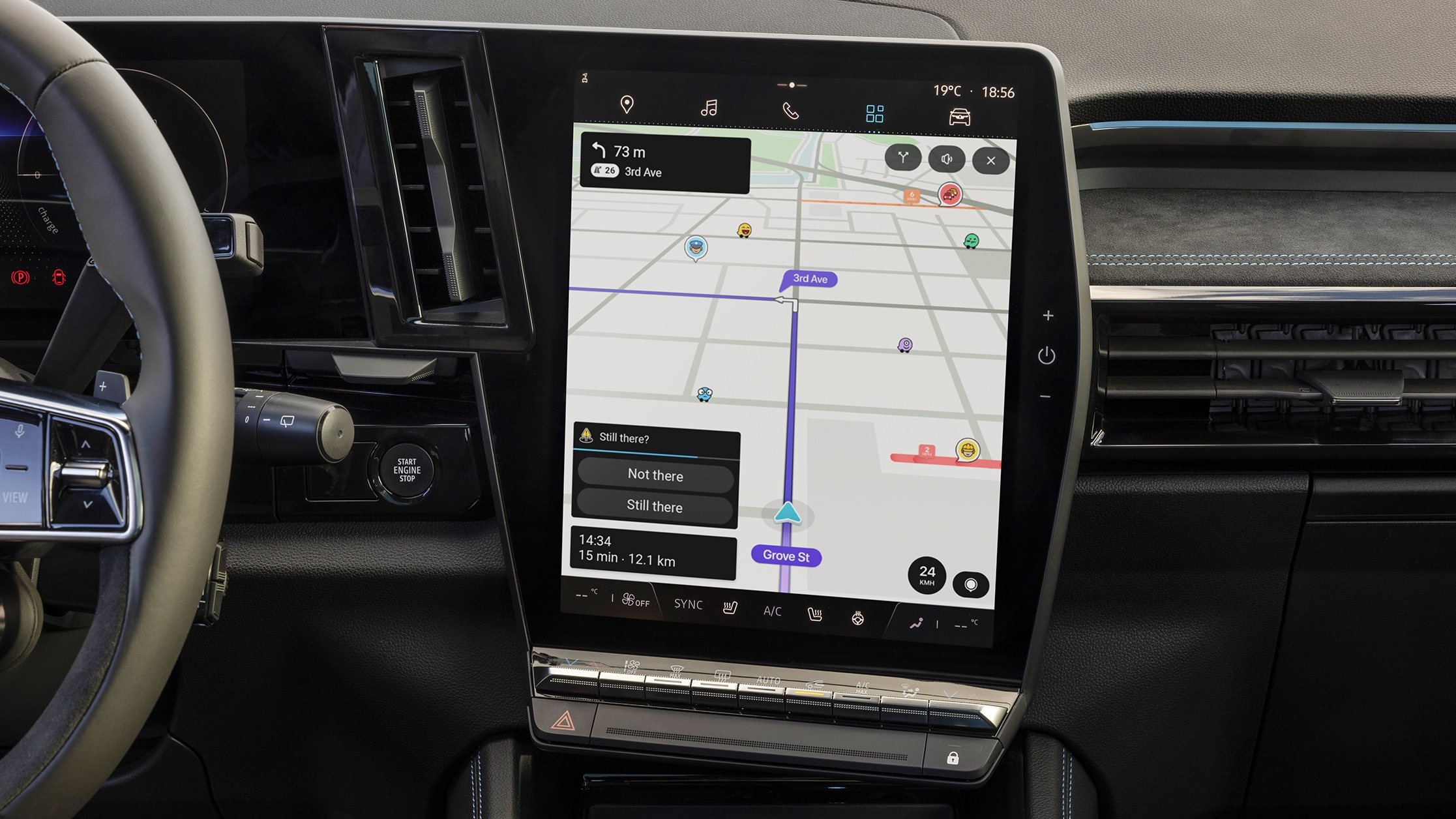 Dispensando cabos e o smartphone, a integração do Waze no sistema multimédia dos Renault Austral e Mégane eléctrico vai simplificar a vida aos condutores que habitualmente recorrem a esta app