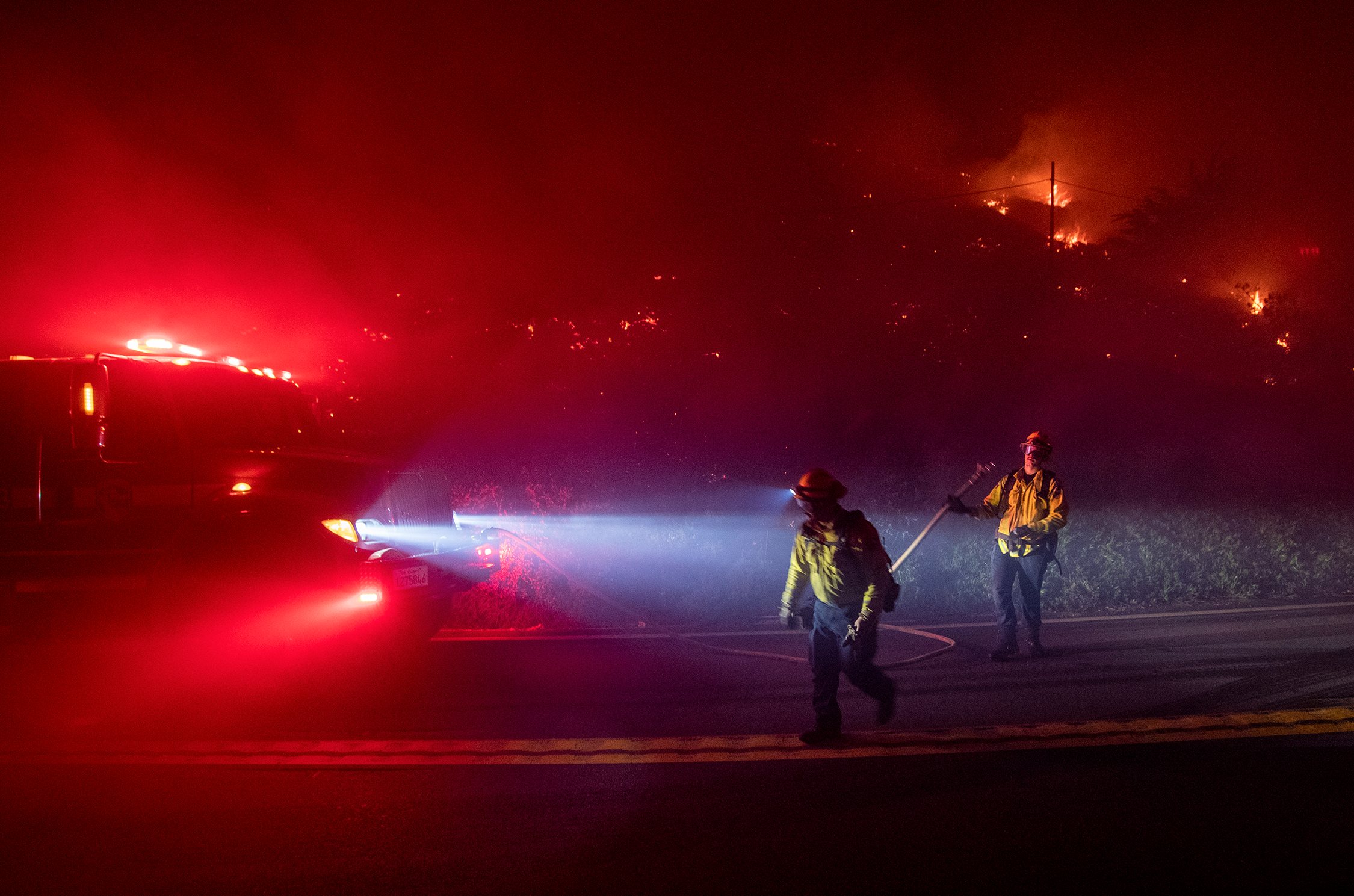 Colorado fire breaks out in Big Sur
