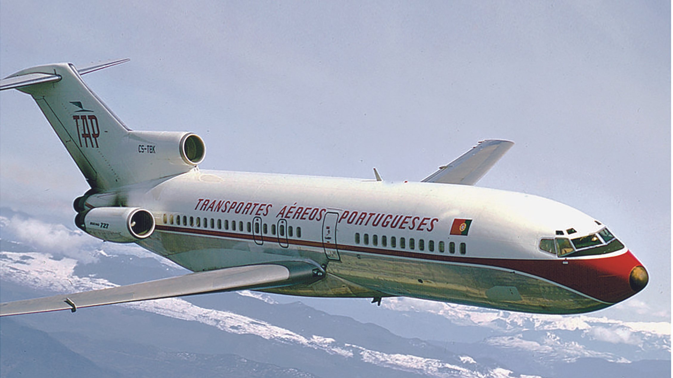 Um TAP Boeing 727/100 — este foi o modelo do avião sequestrado em 1980. &quot;Piratinha do Ar&quot; é uma série do Observador para ouvir em seis episódios