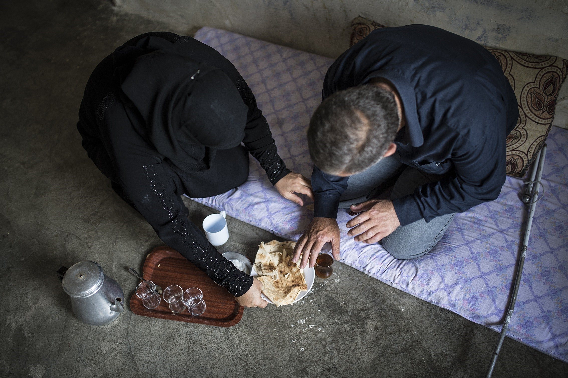 Visually-impaired Syrian refugee&#039;s struggle