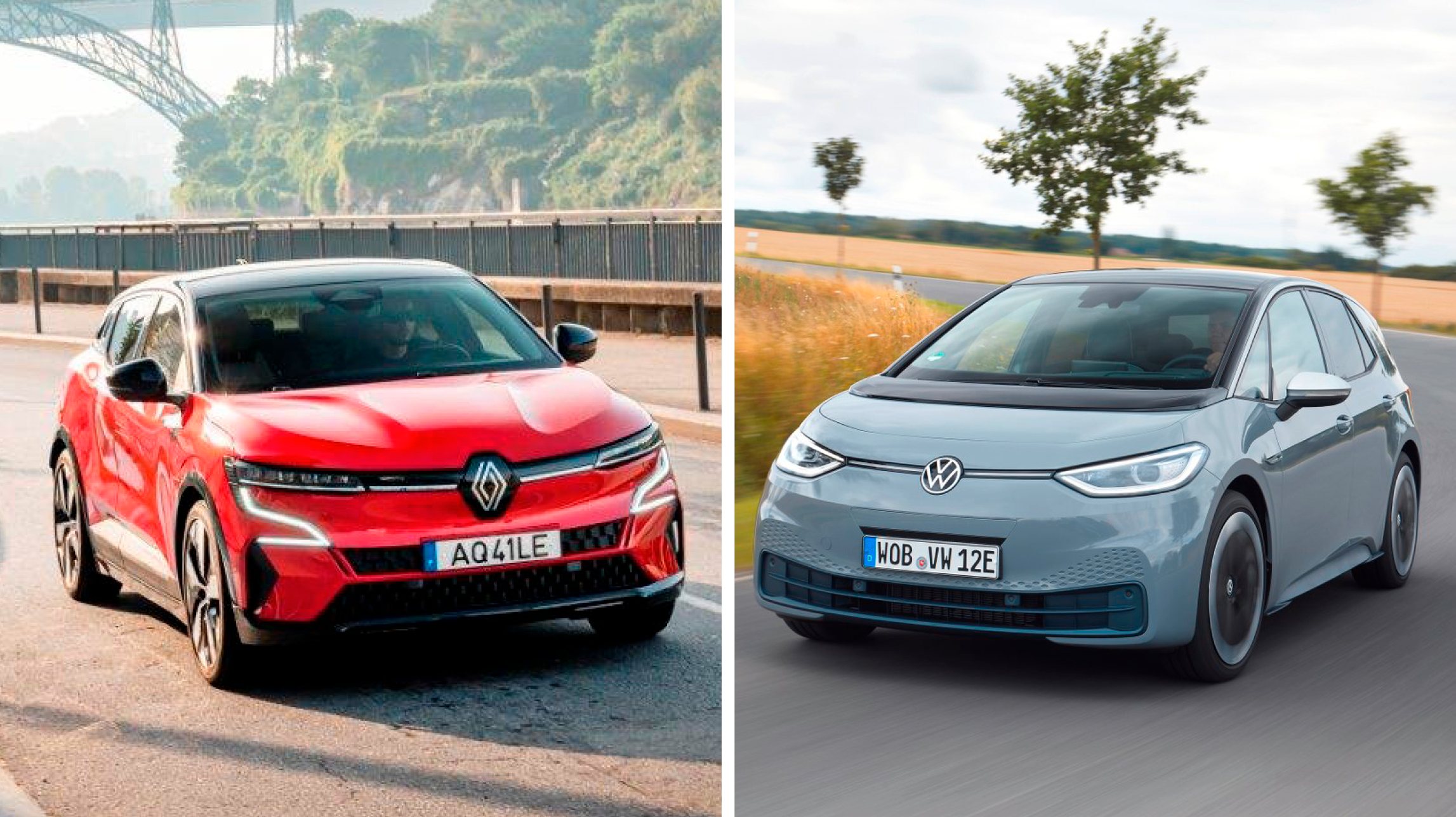 Em Setembro, as vendas europeias do Renault Mégane E-Tech superaram as do rival Volkswagen ID.3
