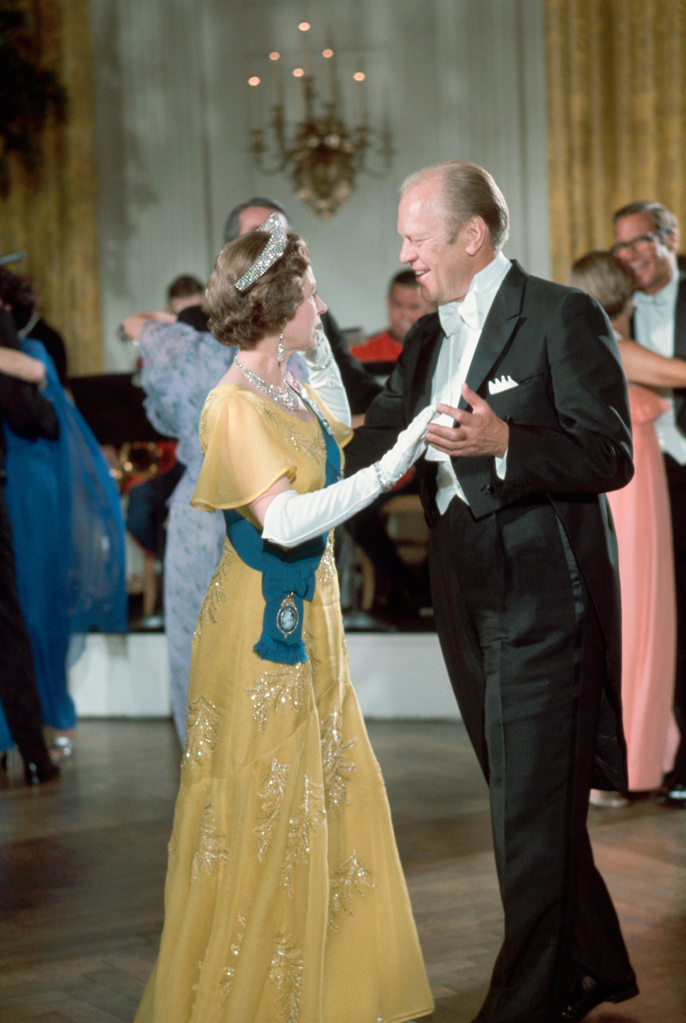President Ford Dancing with Queen Elizabeth
