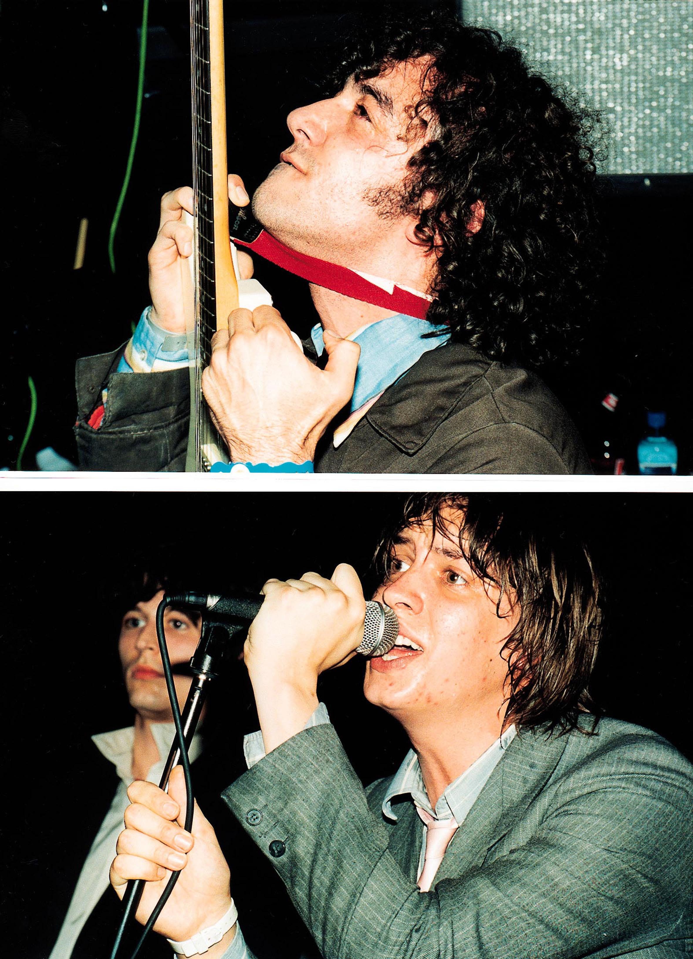 The Strokes on their first British tour at Clwb Ifor Bach in Cardiff, 2001.