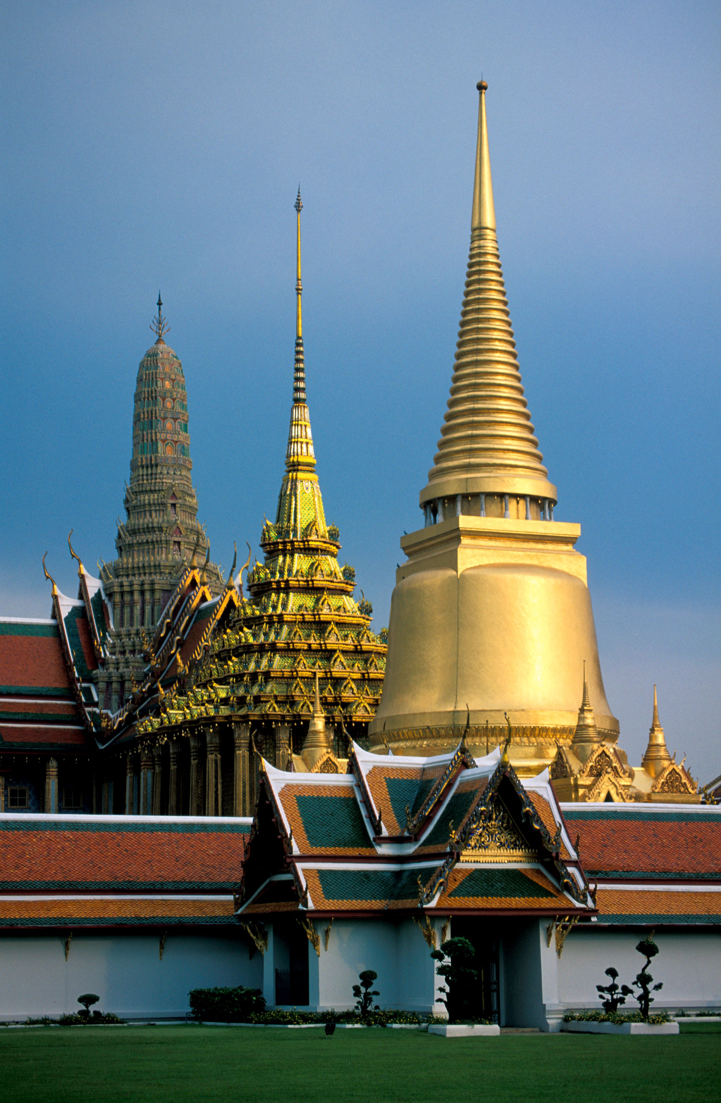 GRAND PALACE ET TEMPLE WAT PHRA KEO A BANGKOK, THAILANDE