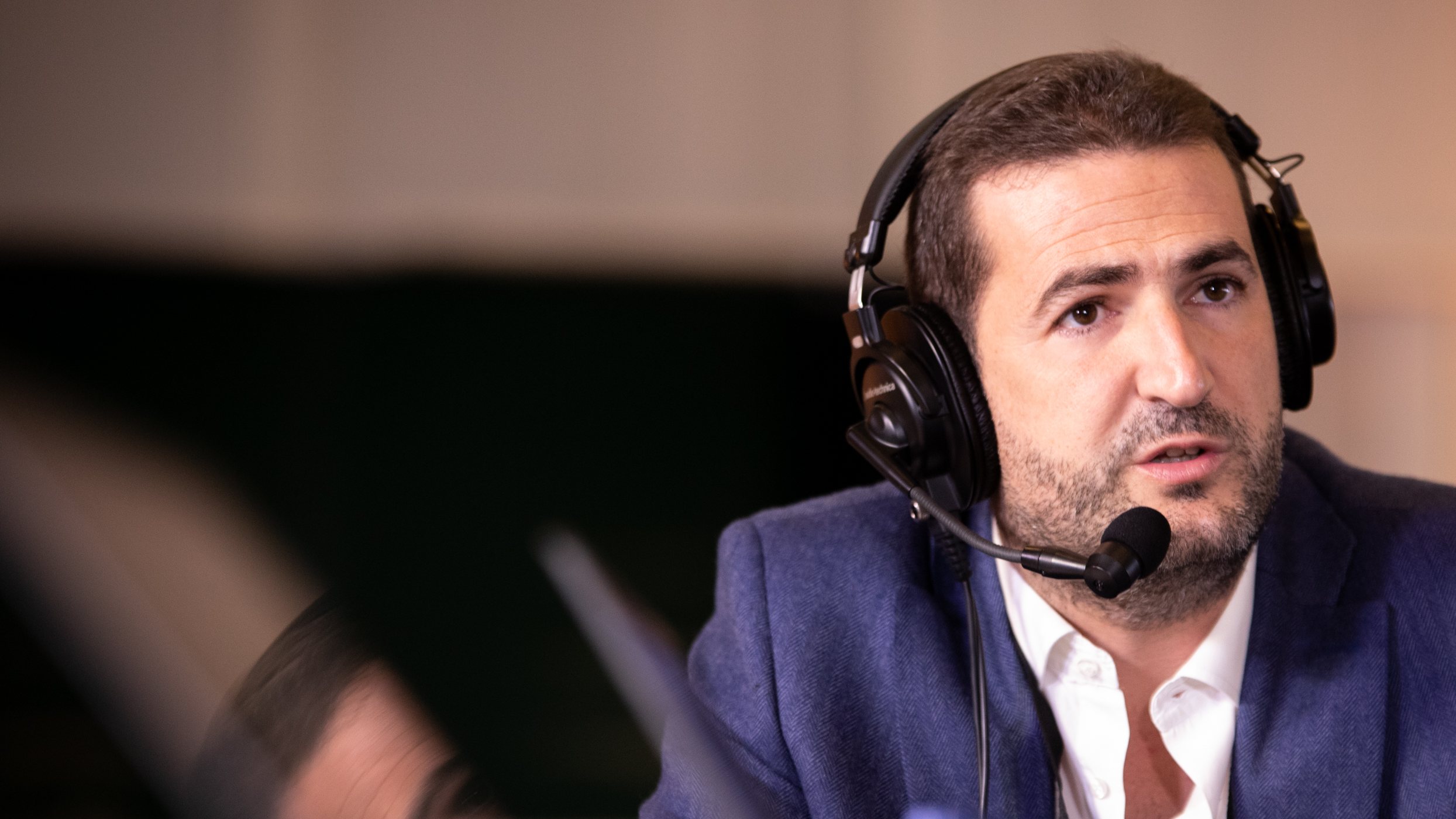 39º Congresso PSD (Partido Social Democrata) - Entrevista para rádio Observador a Hugo Soares. Santa Maria da Feira, Aveiro 18 de Dezembro de 2021 TOMÁS SILVA/OBSERVADOR