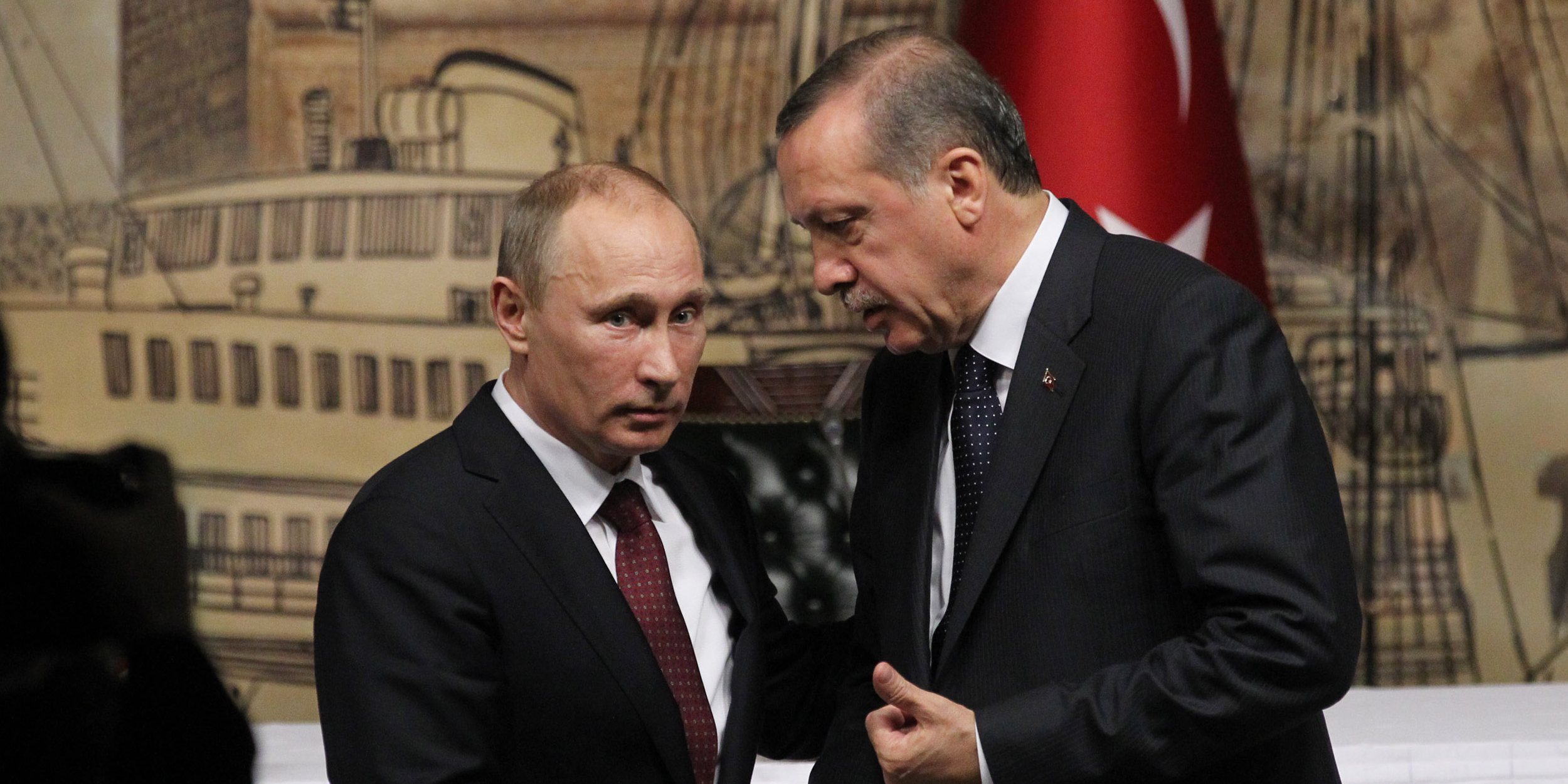 Russian President Vladimir Putin Meets turkish Prime Minister Recep Tayyip Erdogan