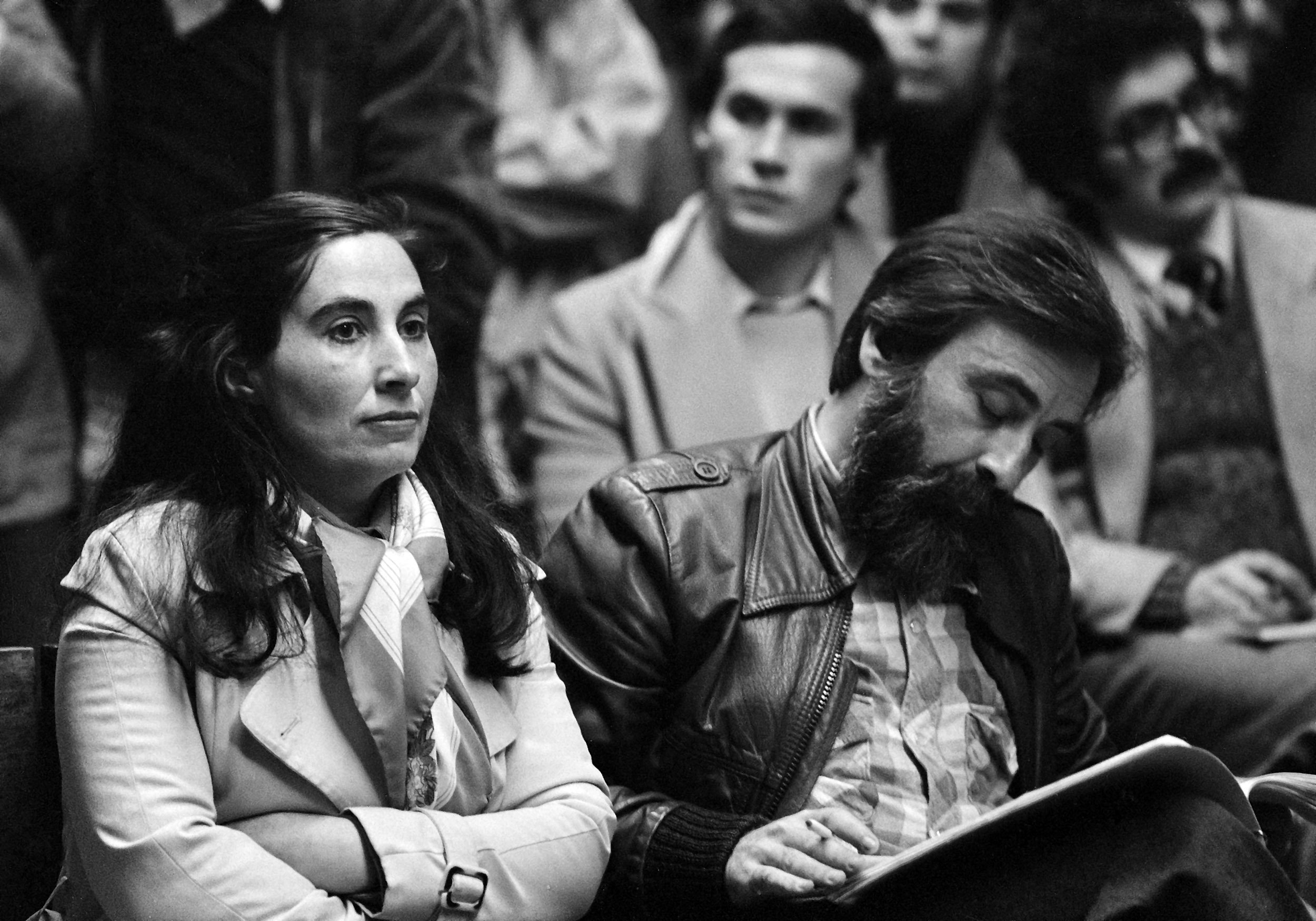 Isabel do Carmo e Carlos Antunes no julgamento sobre as Brigadas Revolucionárias