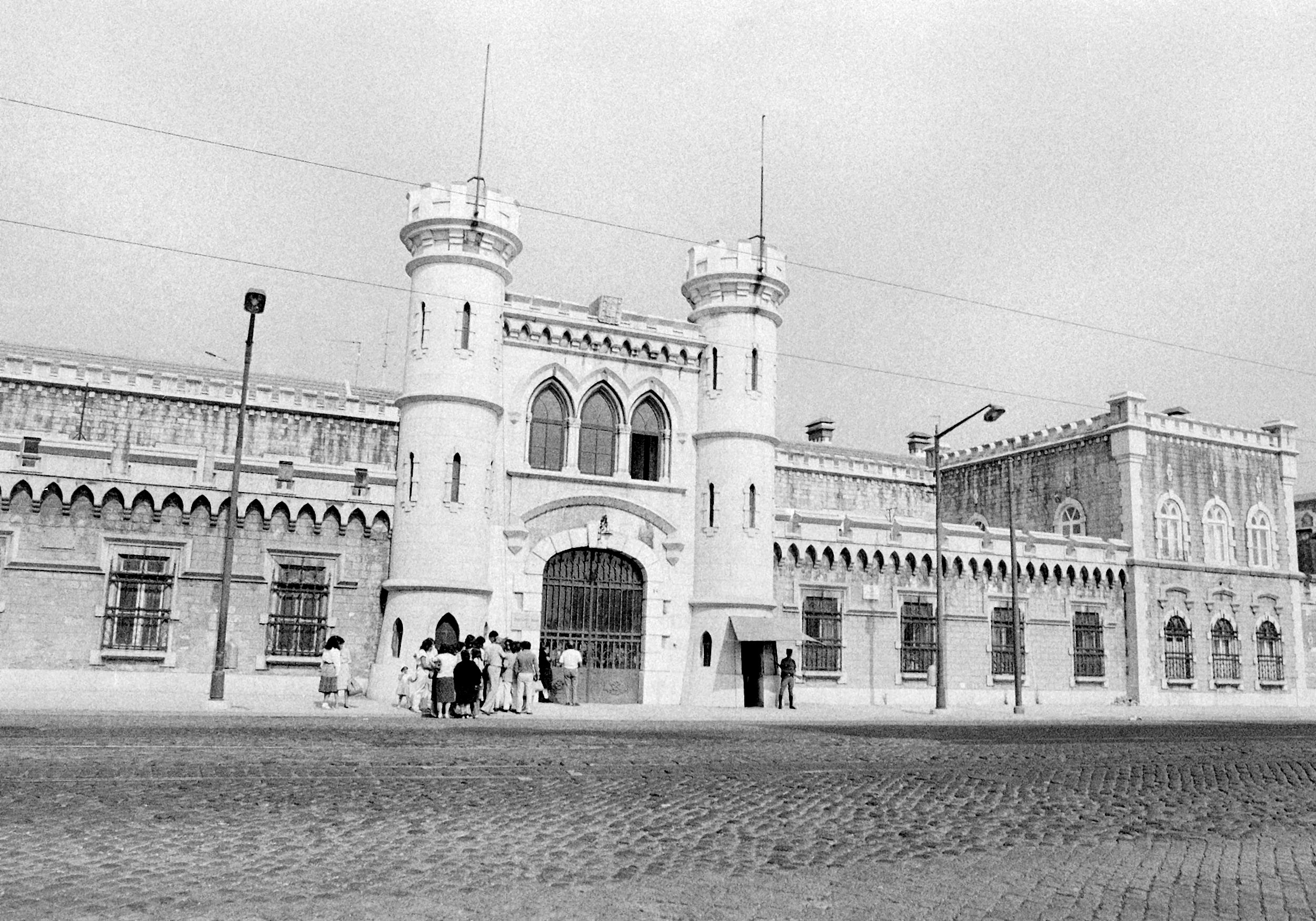 Vista geral da Cadeia de Lisboa após a evasão dos militantes FP-25, em Lisboa a 21 de setembro de 1985. Militantes FP-25 foram detidos por atos terroristas. ALFREDO CUNHA / LUSA
