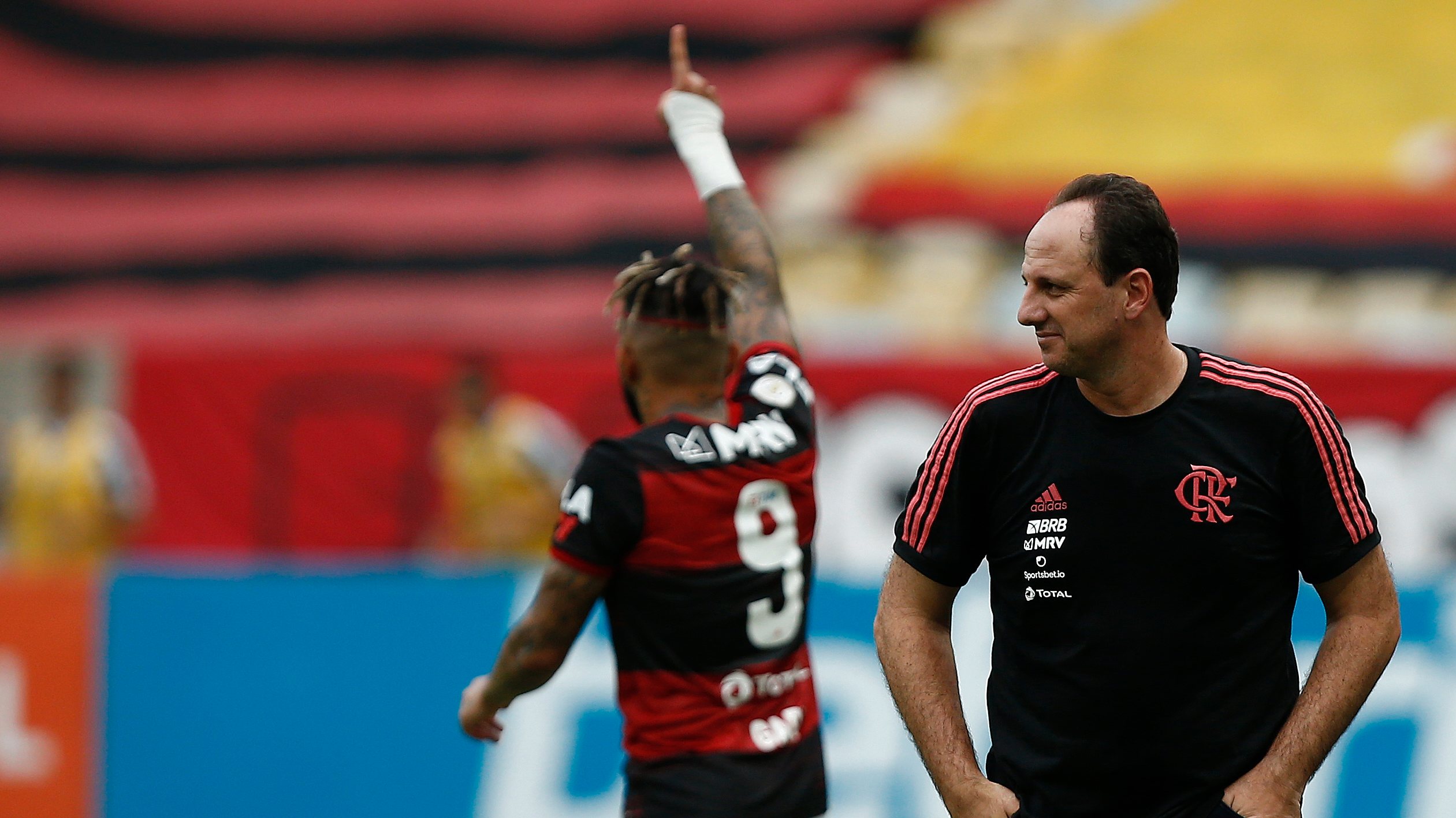 2020 Brasileirao Series A: Flamengo v Santos Play Behind Closed Doors Amidst the Coronavirus (COVID-19) Pandemic