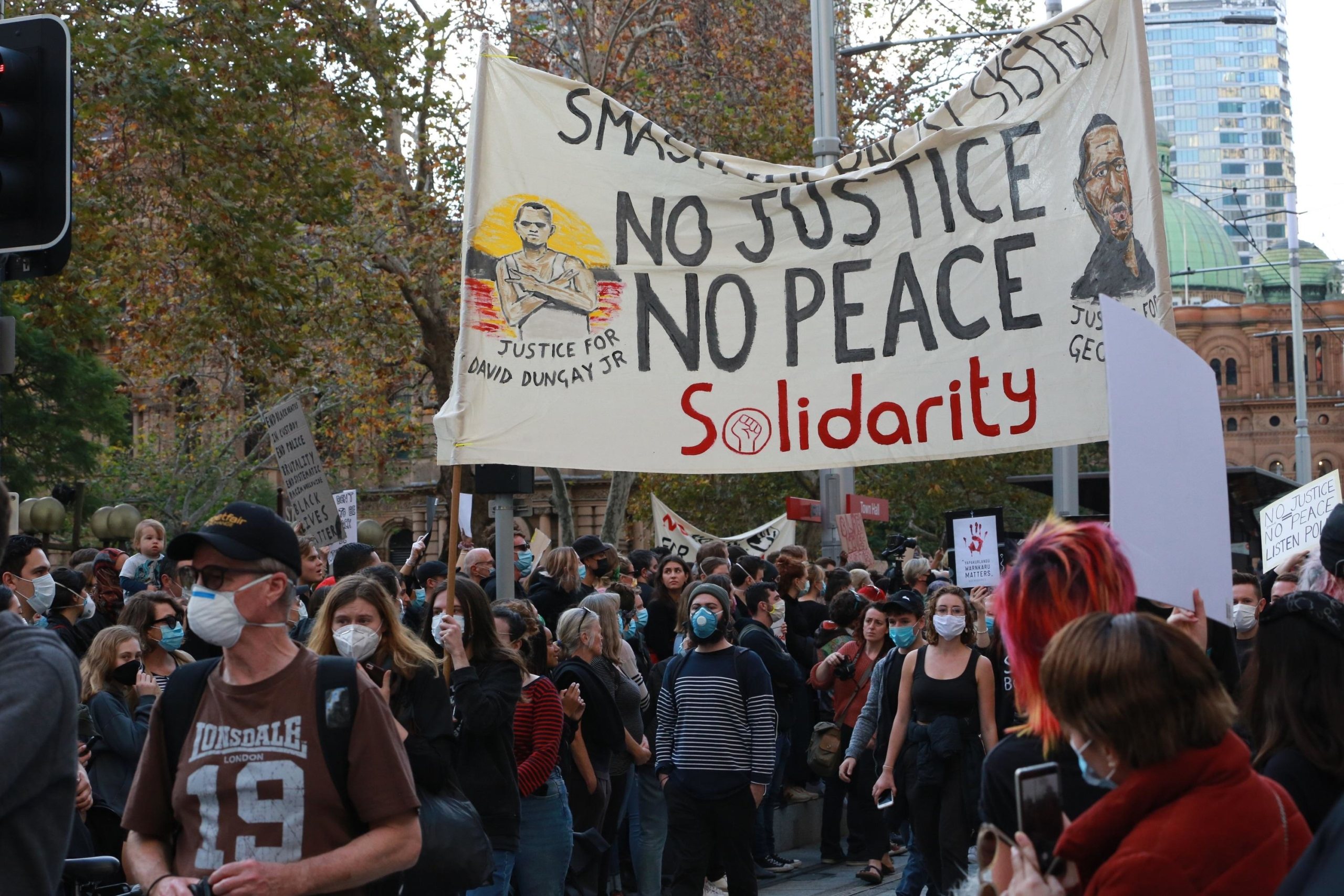 Australians Rally In Solidarity With Black Lives Matter Movement