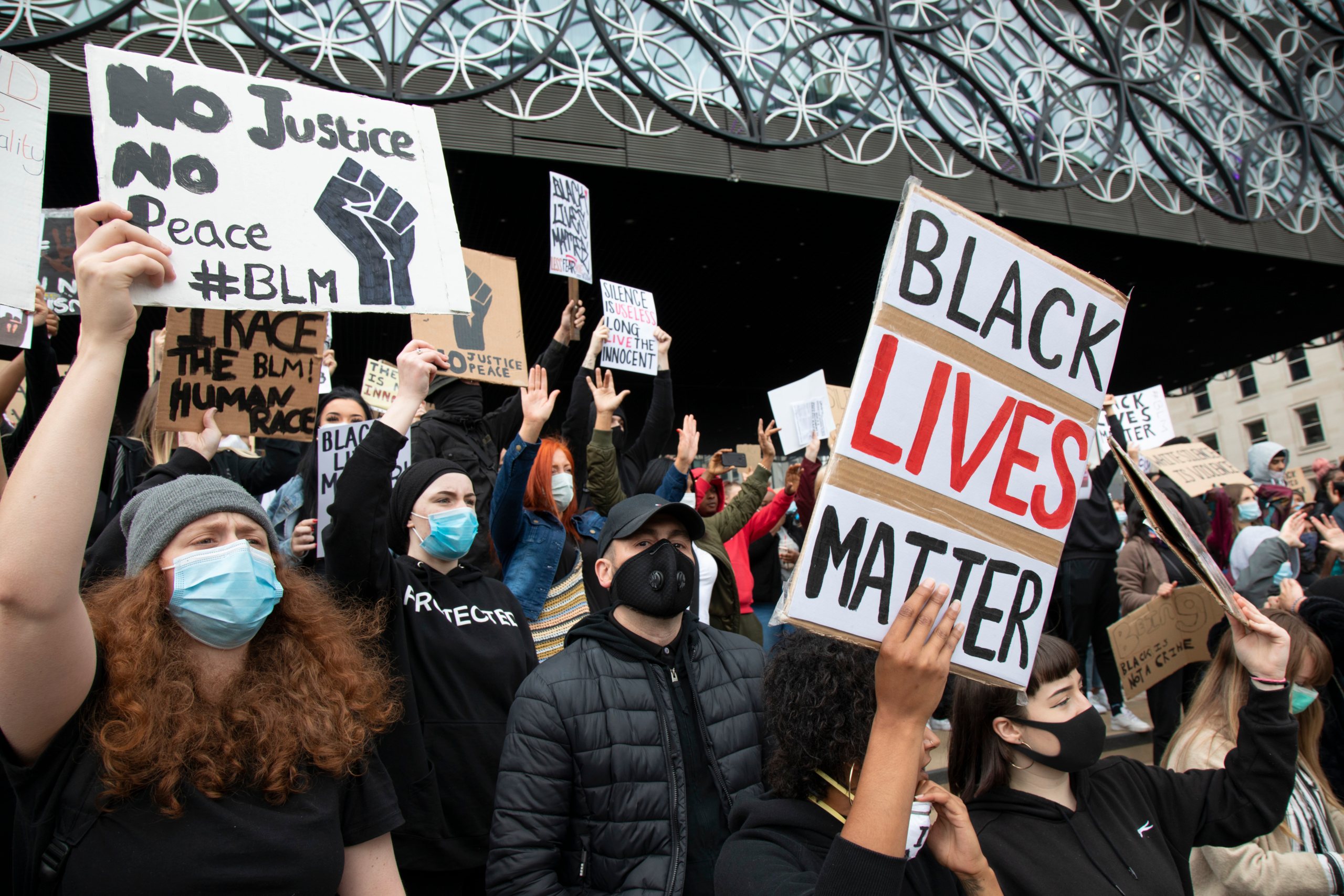 Black Lives Matter Demonstration In Birmingham