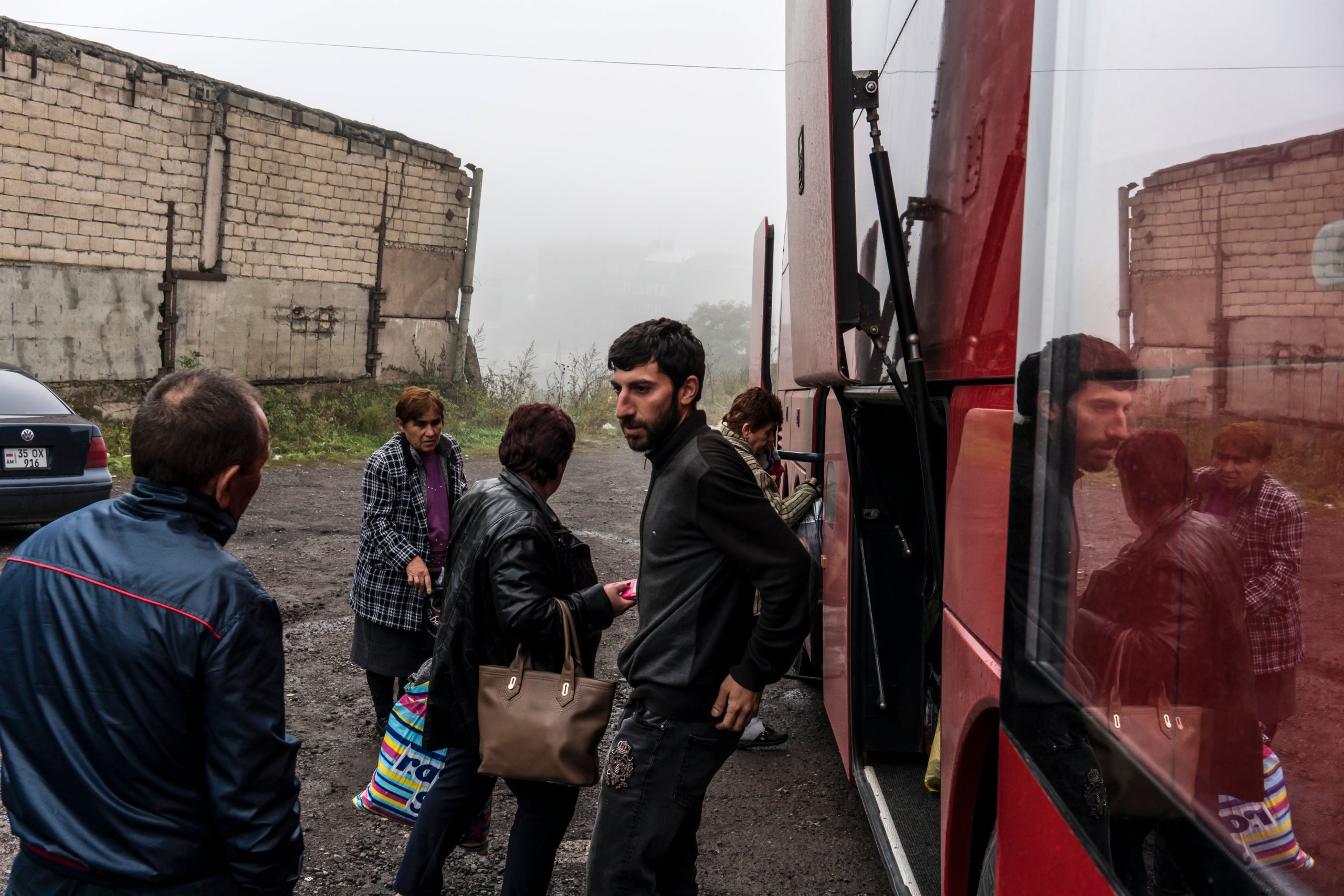 Displaced Civilians Arrive In Armenia As Nagorno-Karabakh Clash Grows