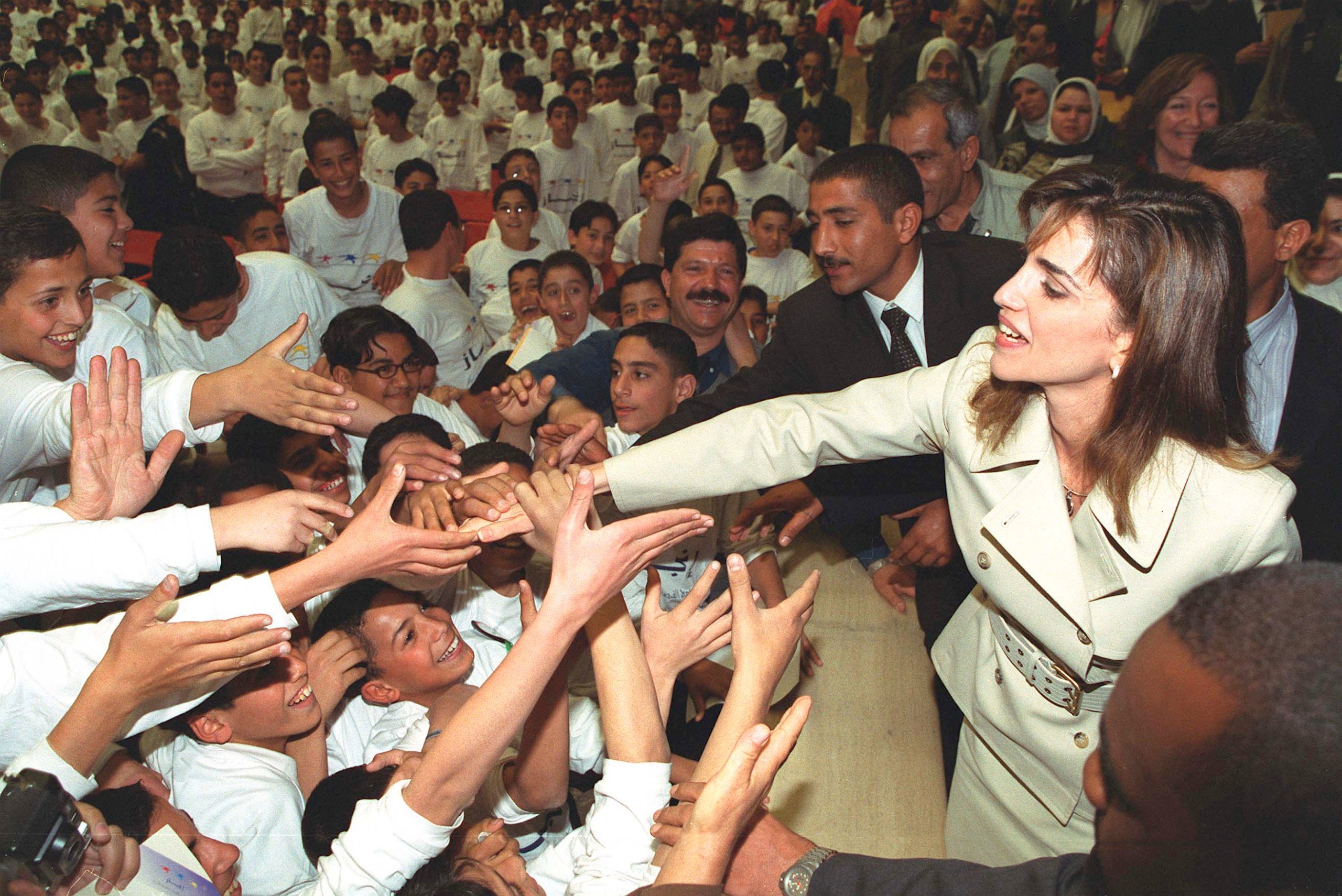 Queen Rania Reaches Out to Kids