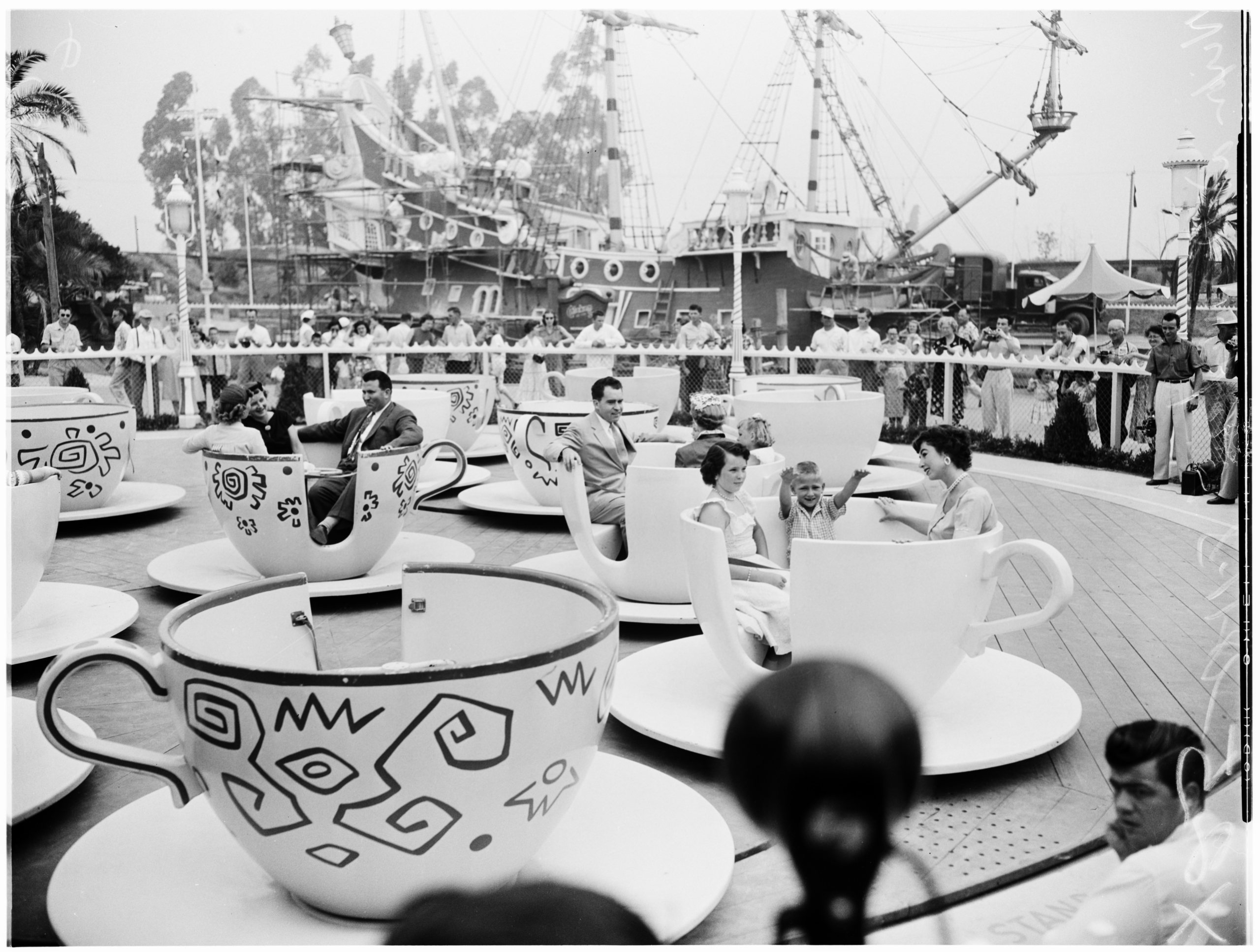 Nixon at Disneyland, 1955