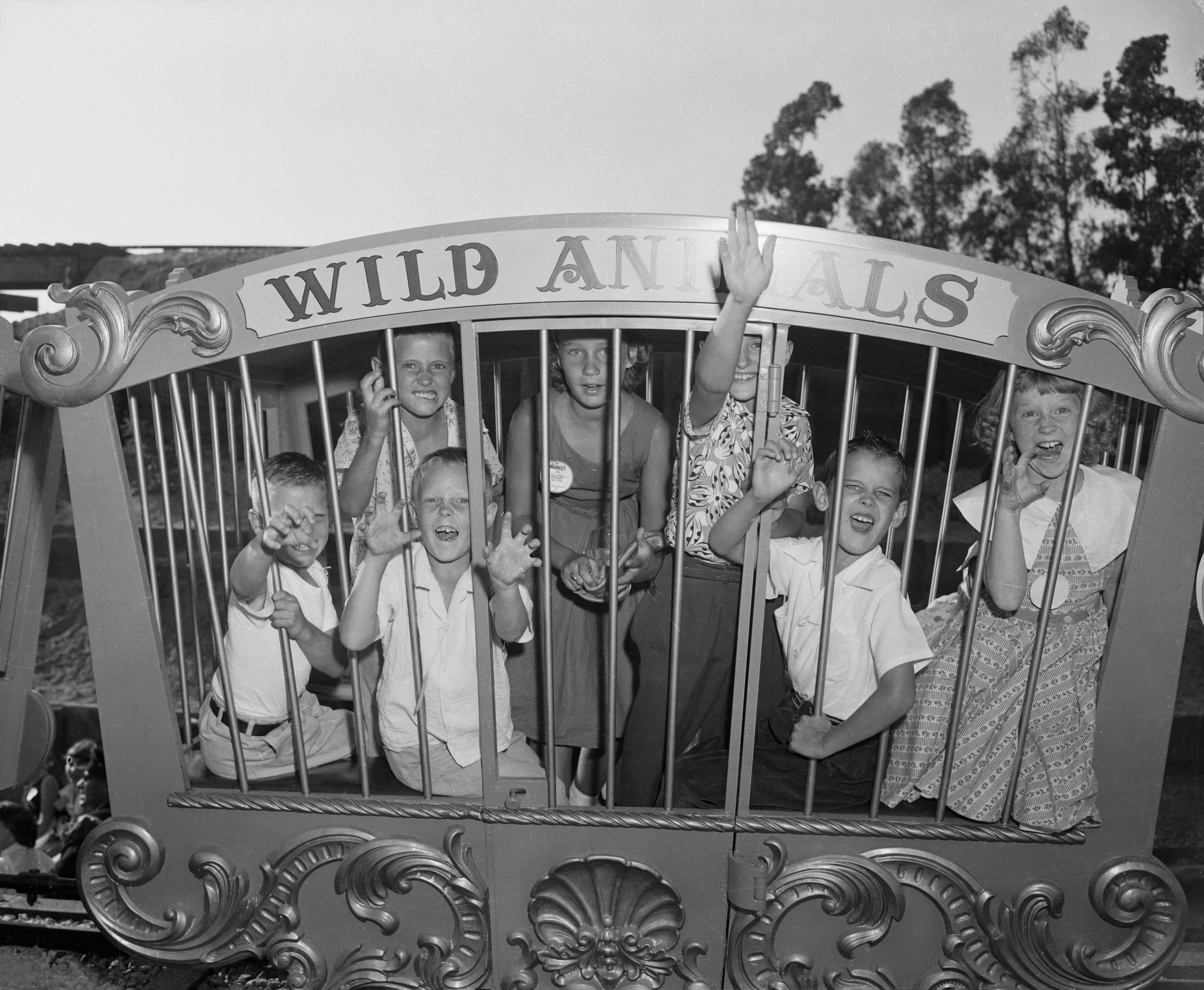 Children (6-9) at Disneyland Opening