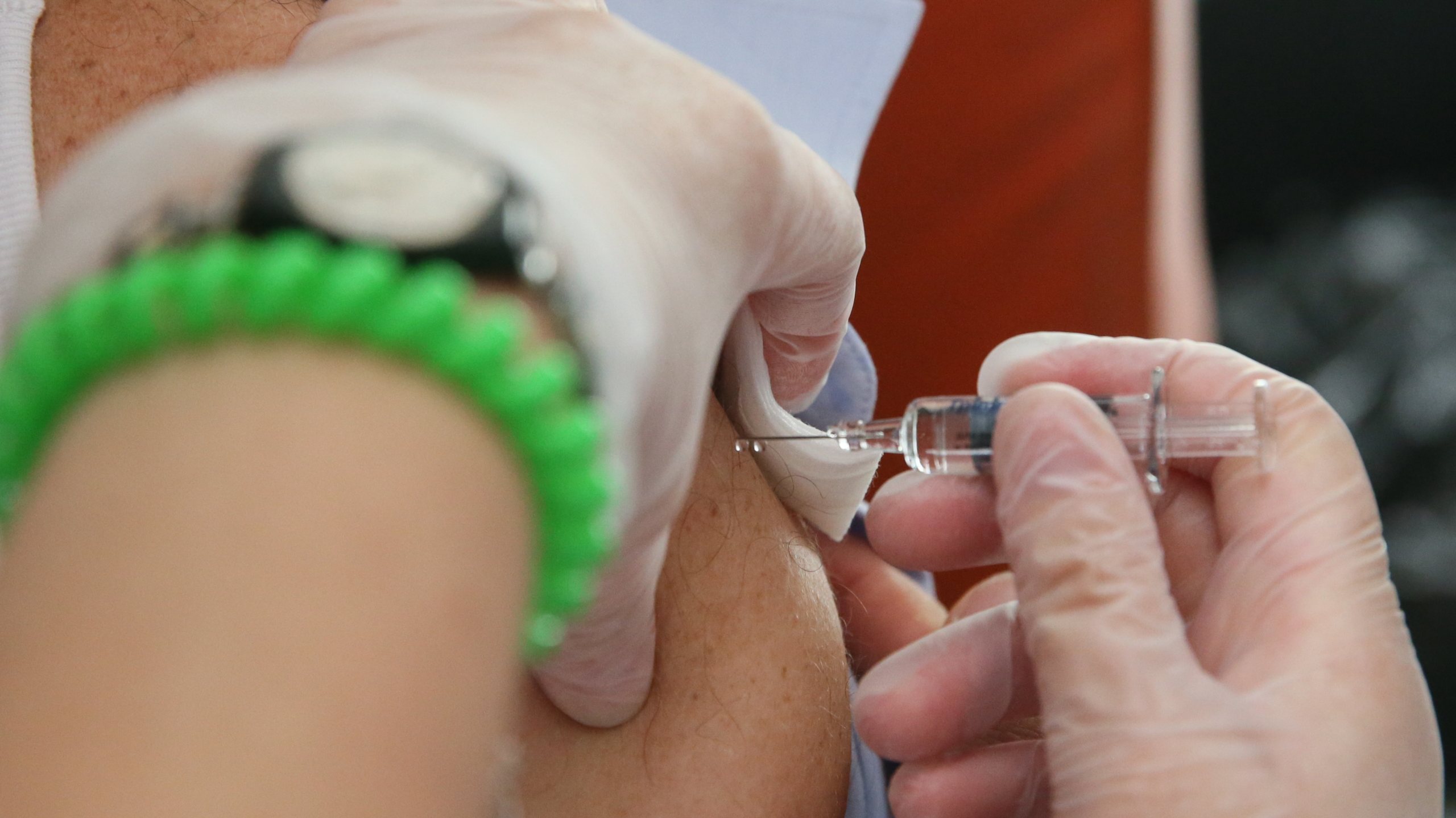 Flu vaccination in Moscow