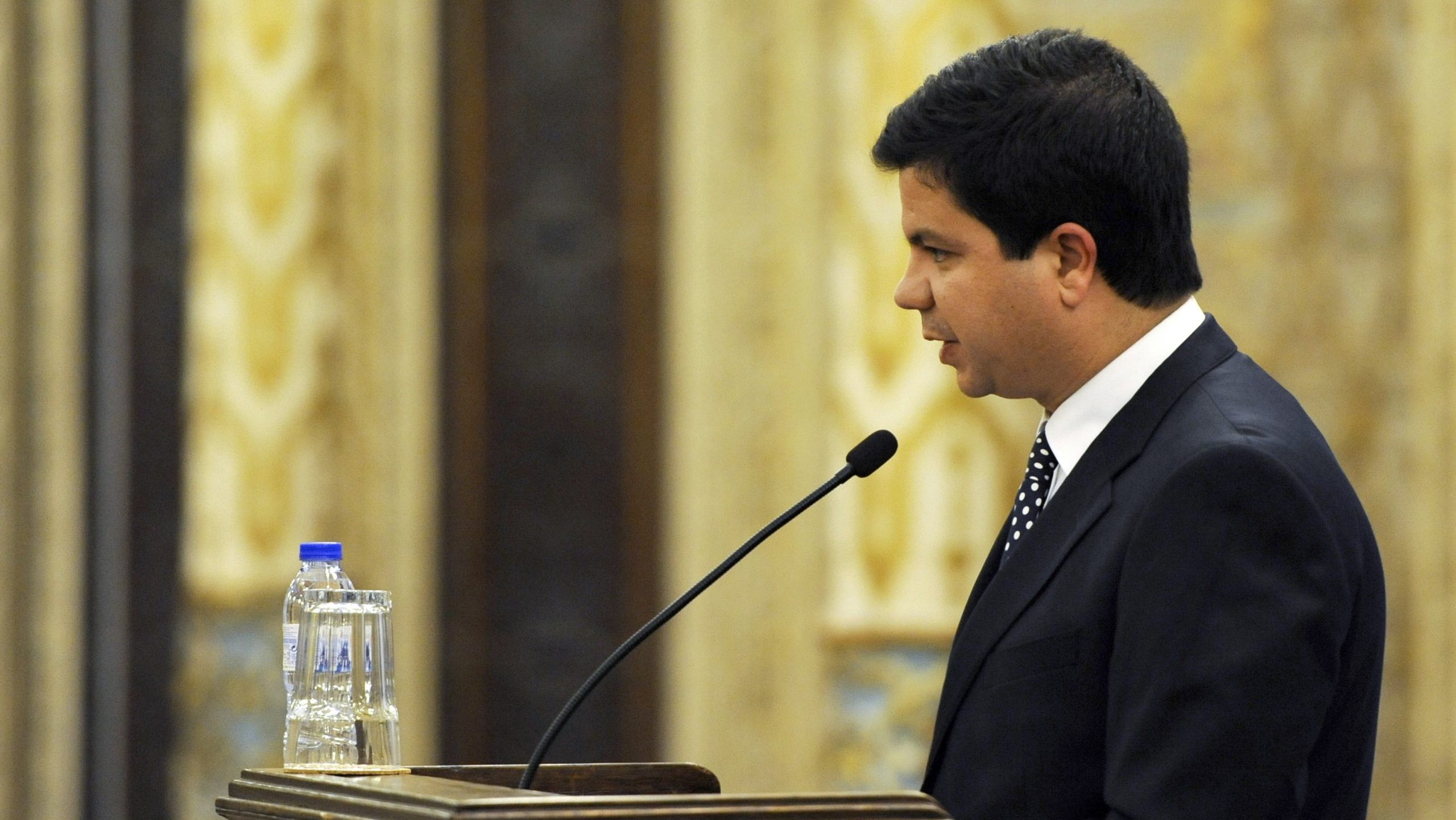 Ministro da Economia, António Pires de Lima, na assembleia geral da Associação Comercial do Porto