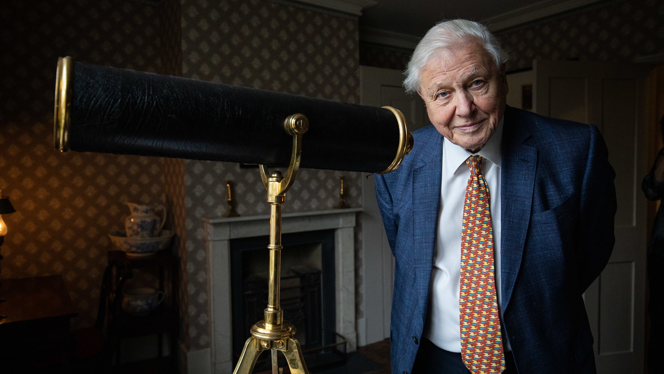Sir David Attenborough Opens The Turner And The Thames Exhibition