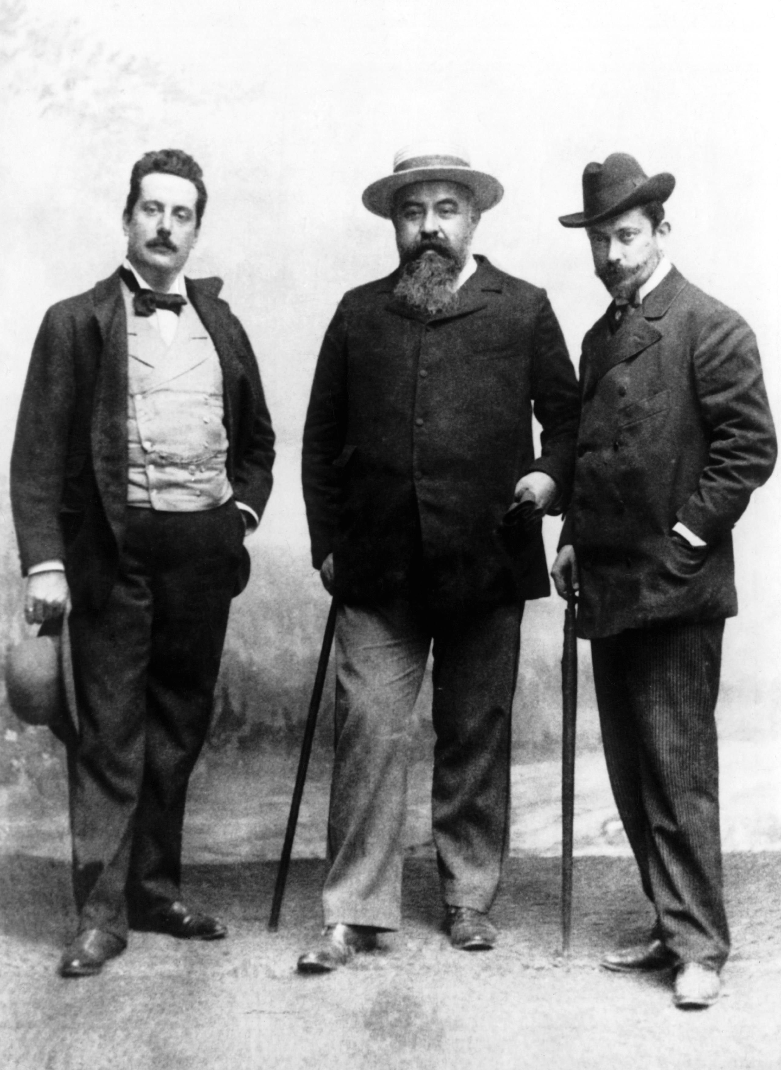 Puccini, Illica And Giacosa Around 1893