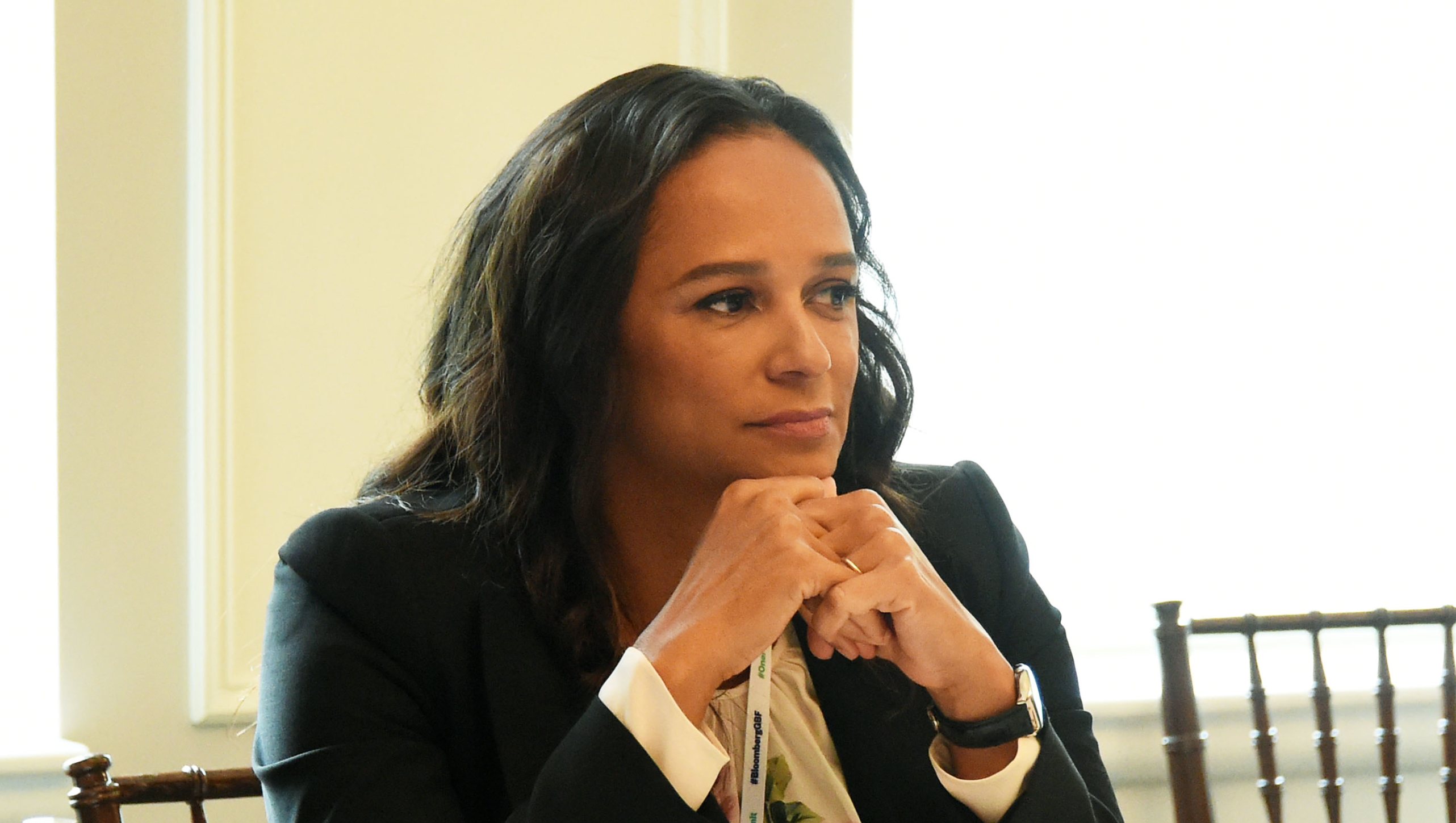 Isabel dos Santos At Roundtable Discussion On Business Evolution In Energy At Bloomberg Global Business Forum