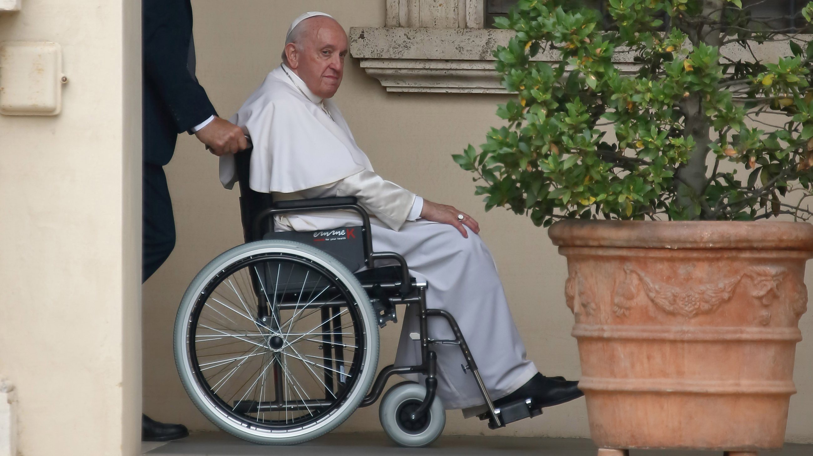 Children Courtyard: At The Meeting With Pope Francis Children With Disabilities And Ukrainian Refugees