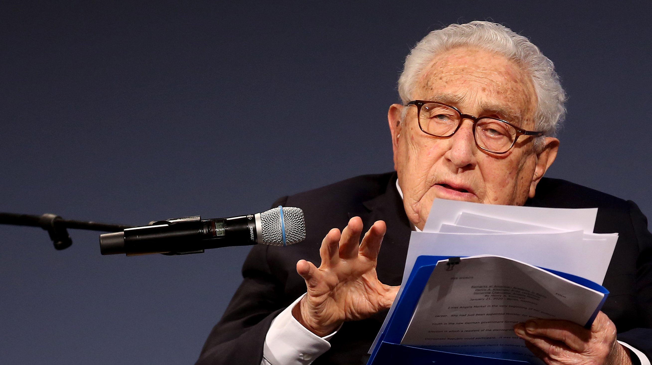 Merkel Receives Henry A. Kissinger Prize