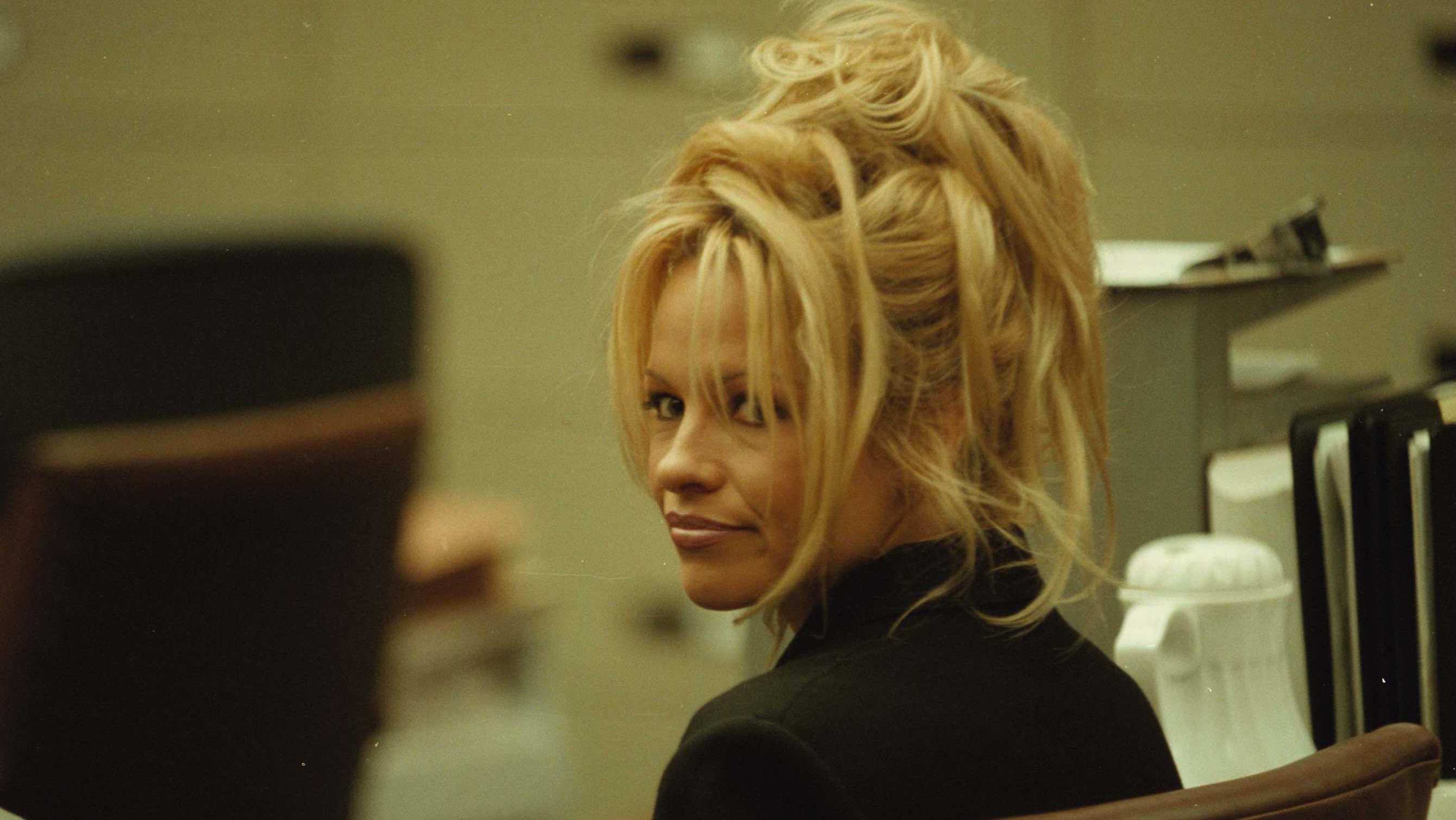 Pamela Anderson During Her Breach Of Contract Trial Held In Los Angeles Sup