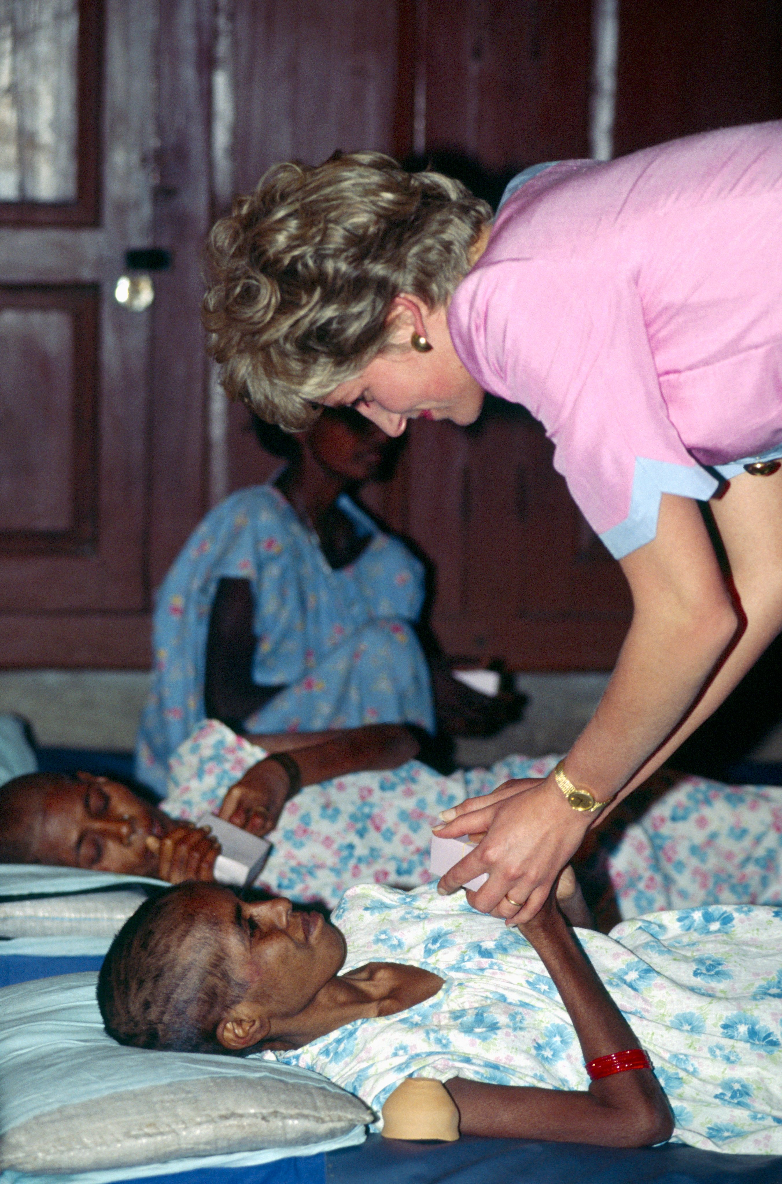 Princess Diana At Mother Teresa Hospice