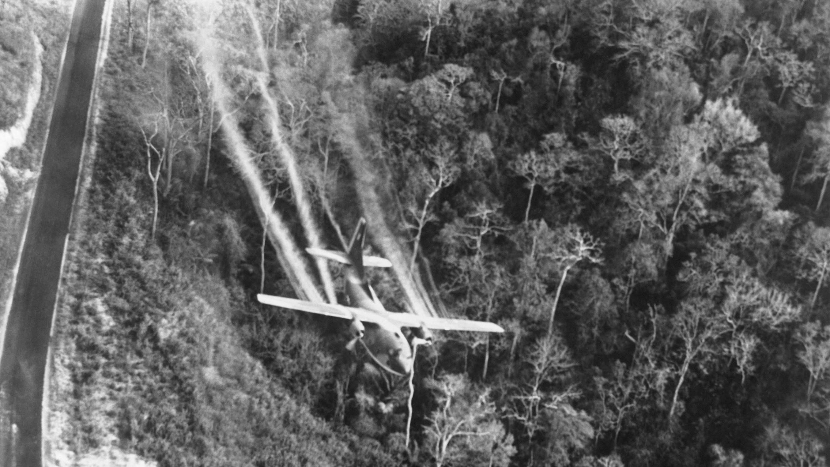 Spraying Agent Orange over Vietnam