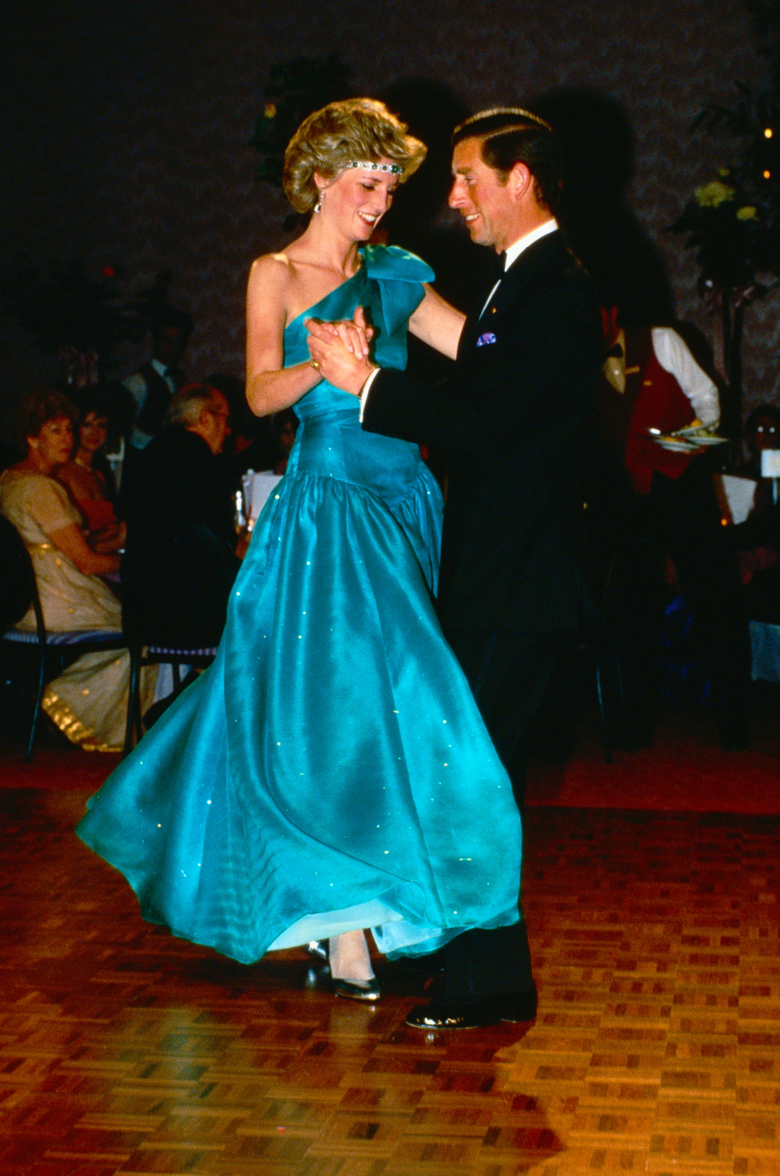 Princess Diana and Prince Charles Dancing