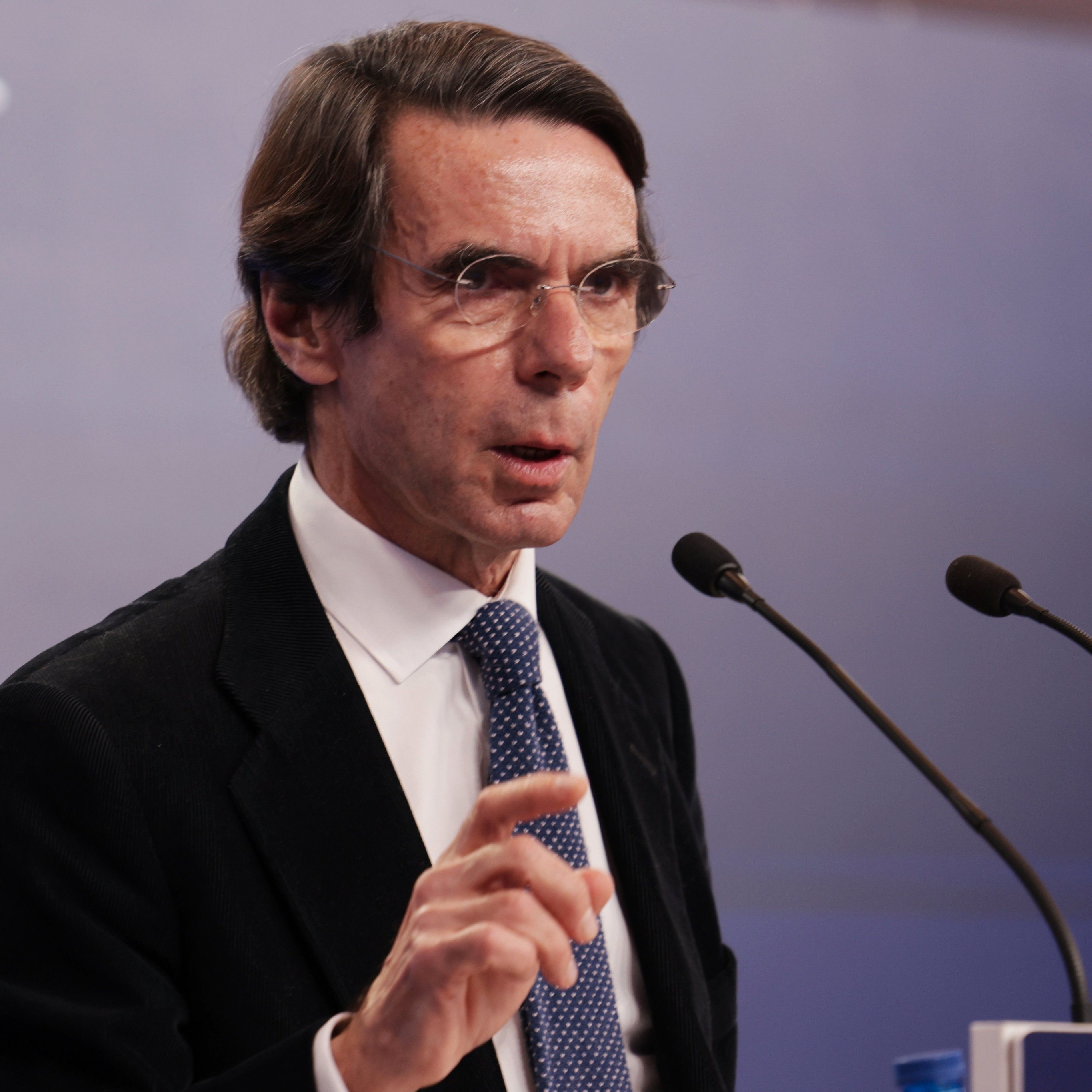Aznar Travels To Valladolid To Support Mañueco In His Election Campaign