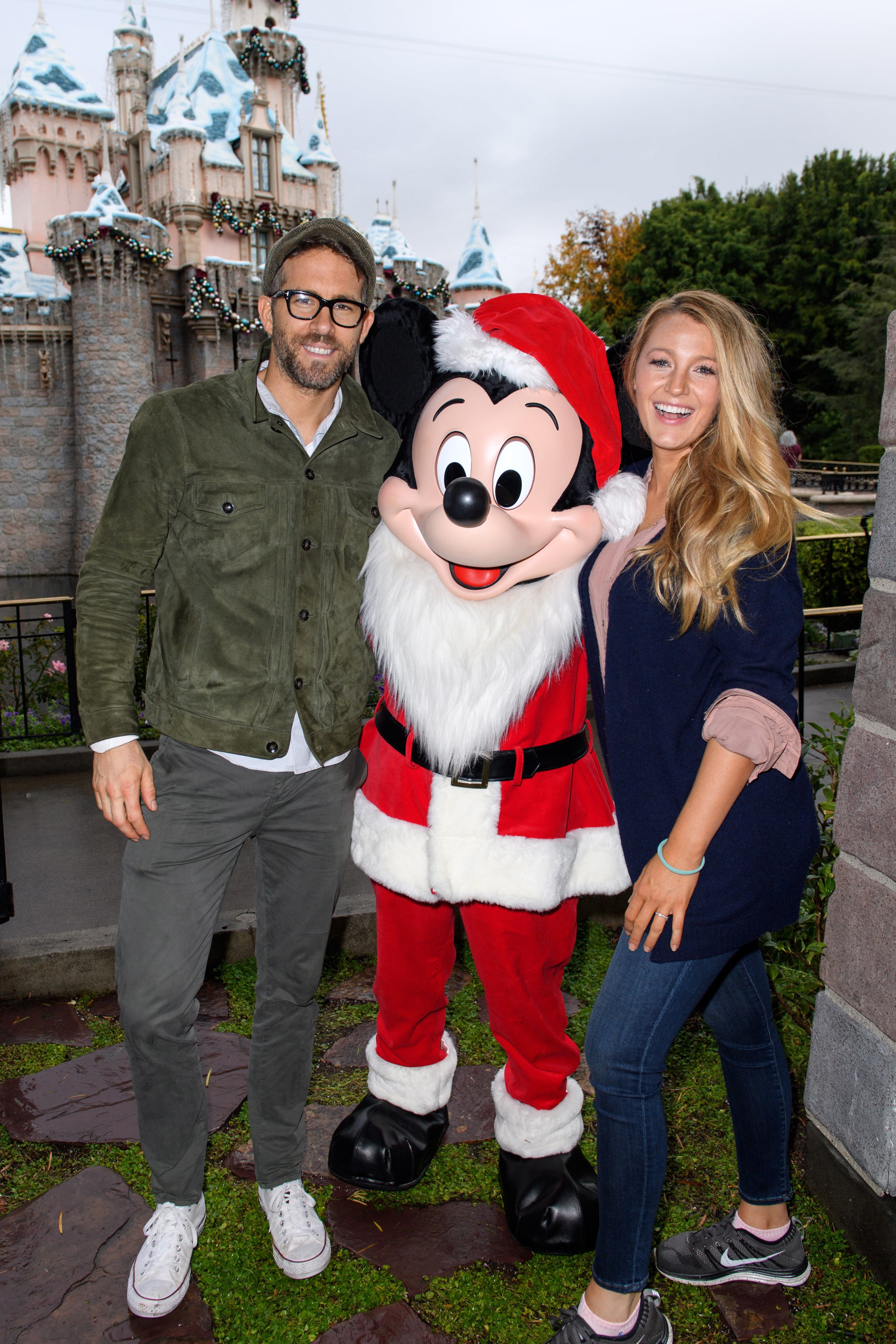 Ryan Reynolds And Blake Lively Celebrate The Holidays At Disneyland