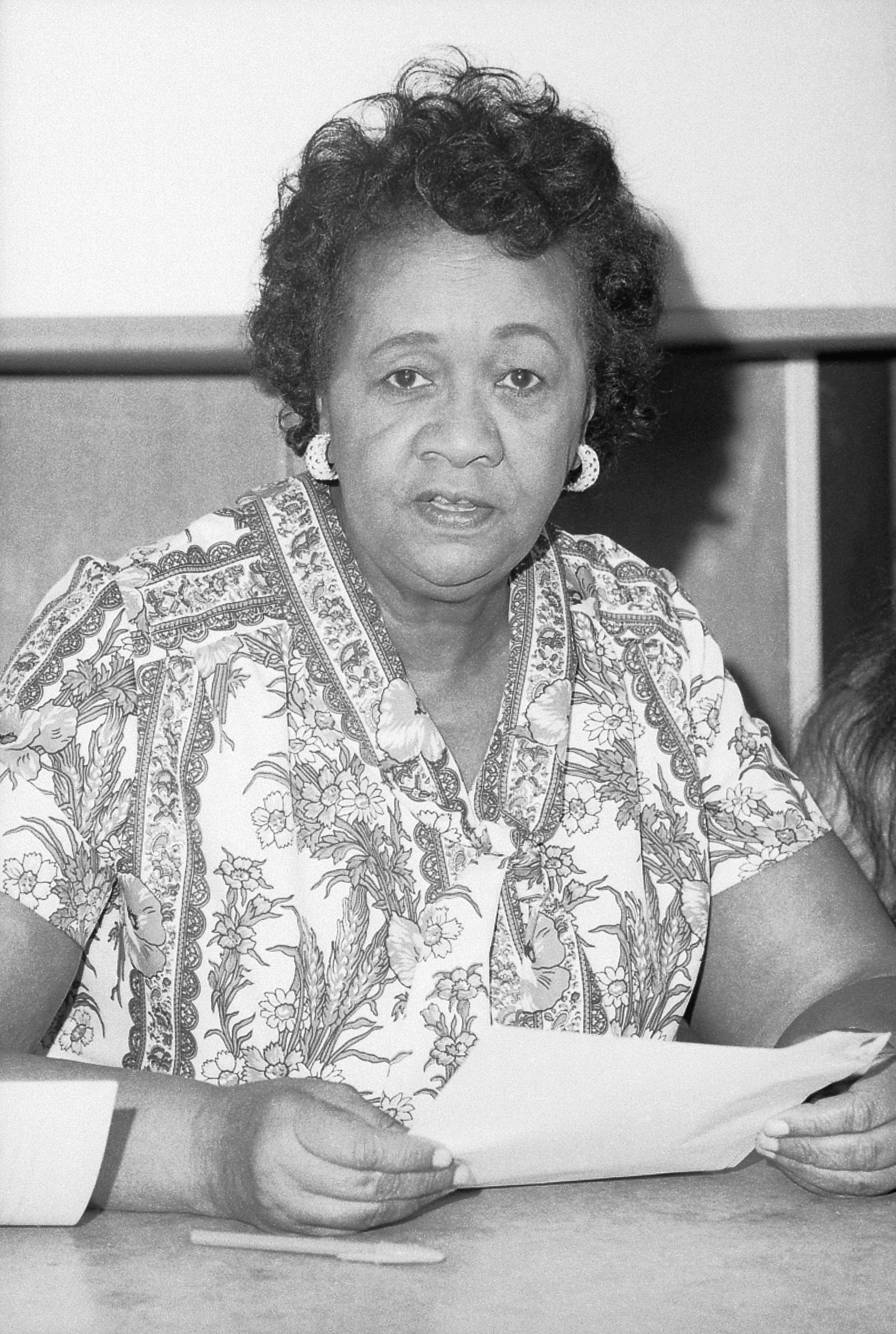 Dorothy Height, jornalista e presidente do Conselho Nacional de Mulheres Negras