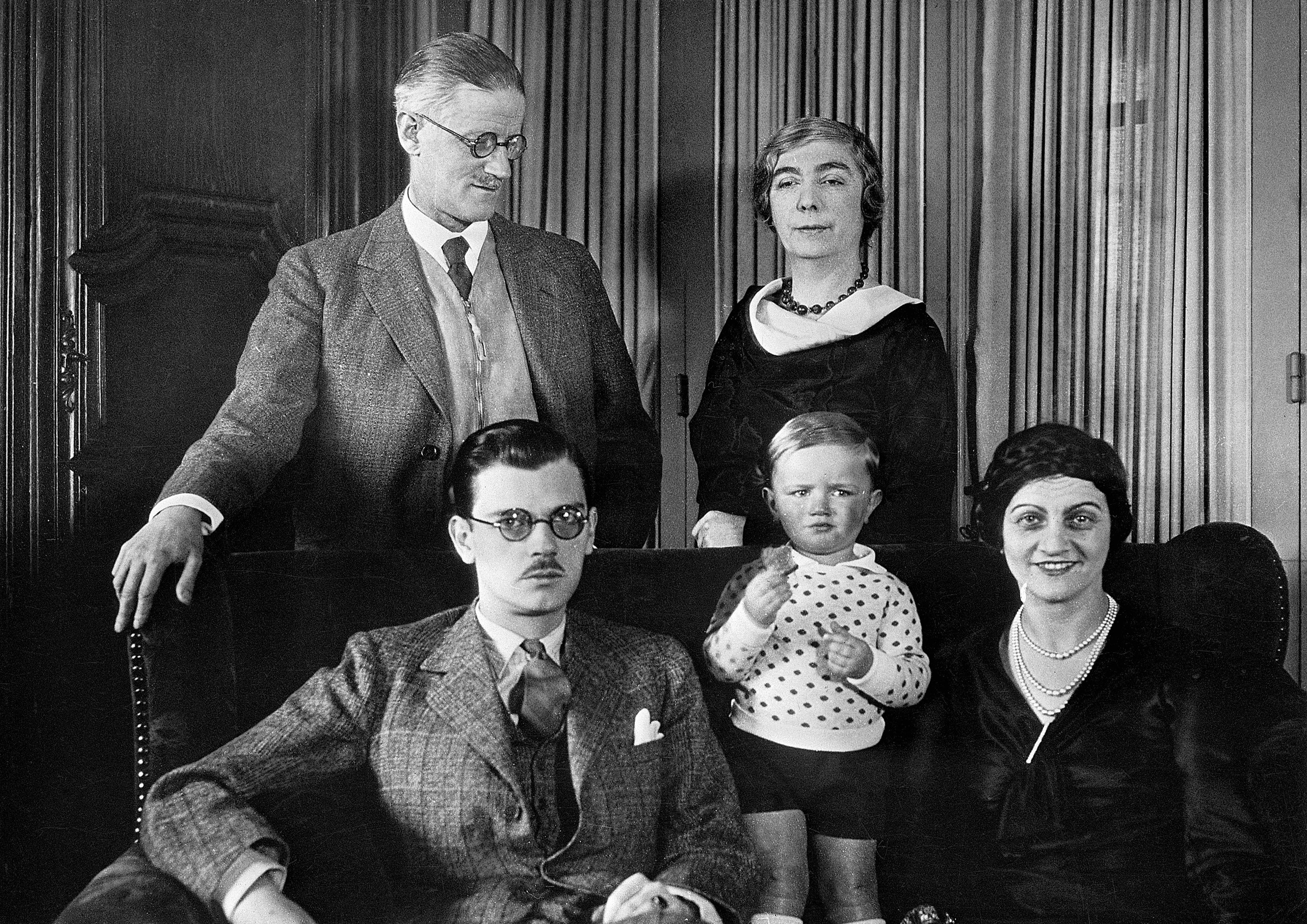 James Joyce with Family
