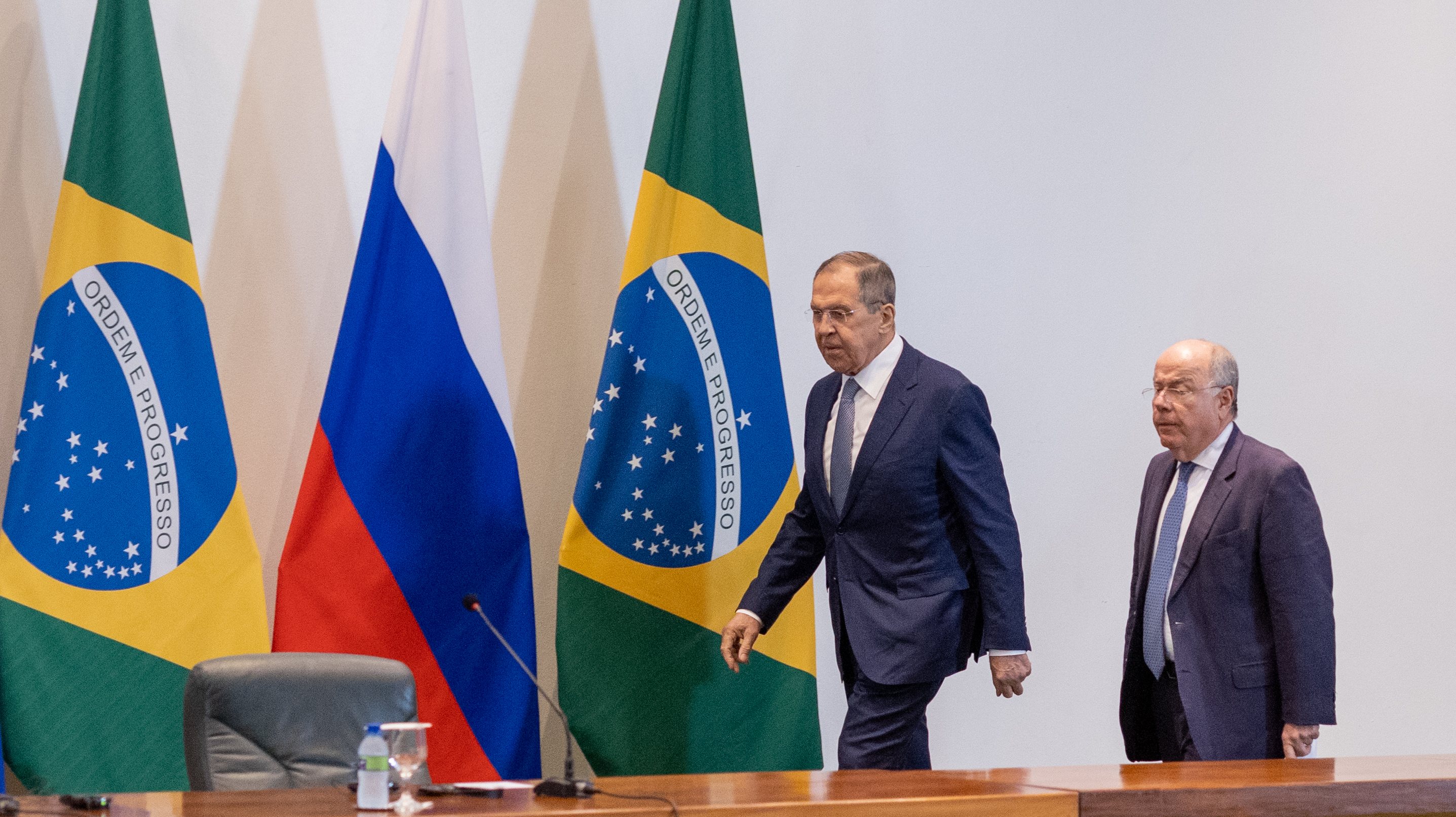 O Brasil é a primeira paragem de Lavrov numa digressão que, nos próximos dias, o levará também à Venezuela, Cuba e Nicarágua, três países que mantêm relações económicas e políticas intensas com a Rússia