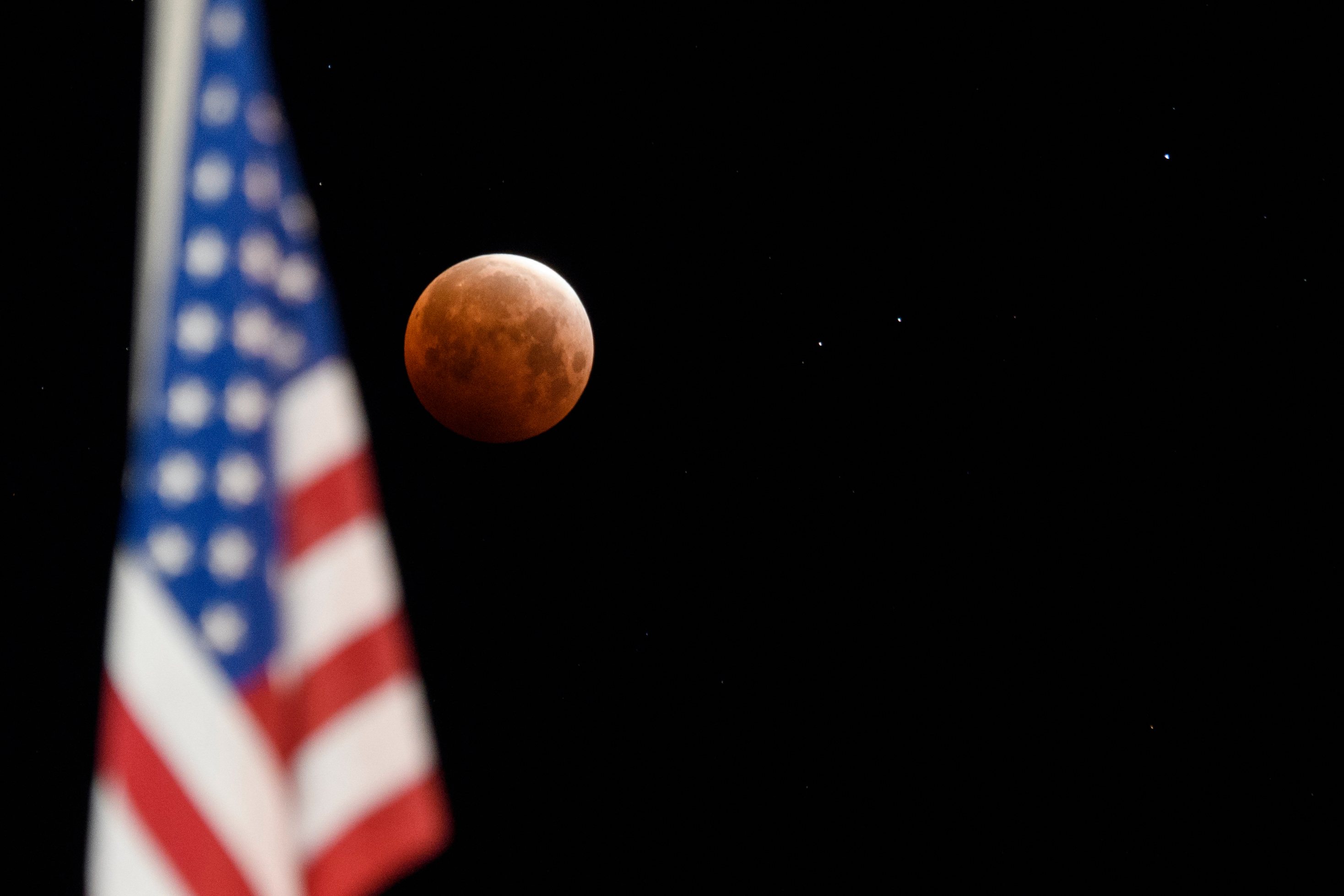 US-SCIENCE-ASTRONOMY-MOON-ECLIPSE
