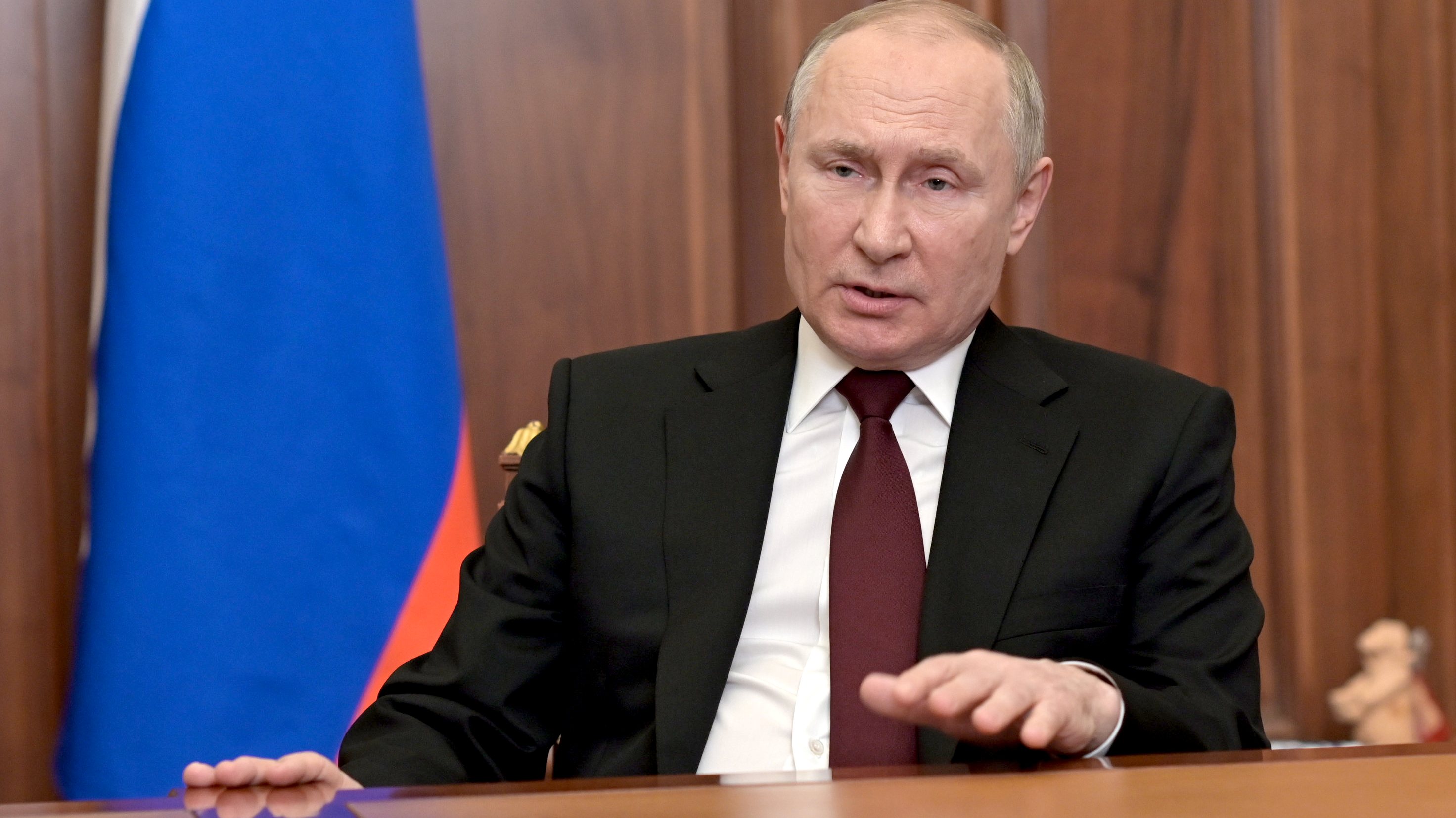Russian President Putin addresses the nation