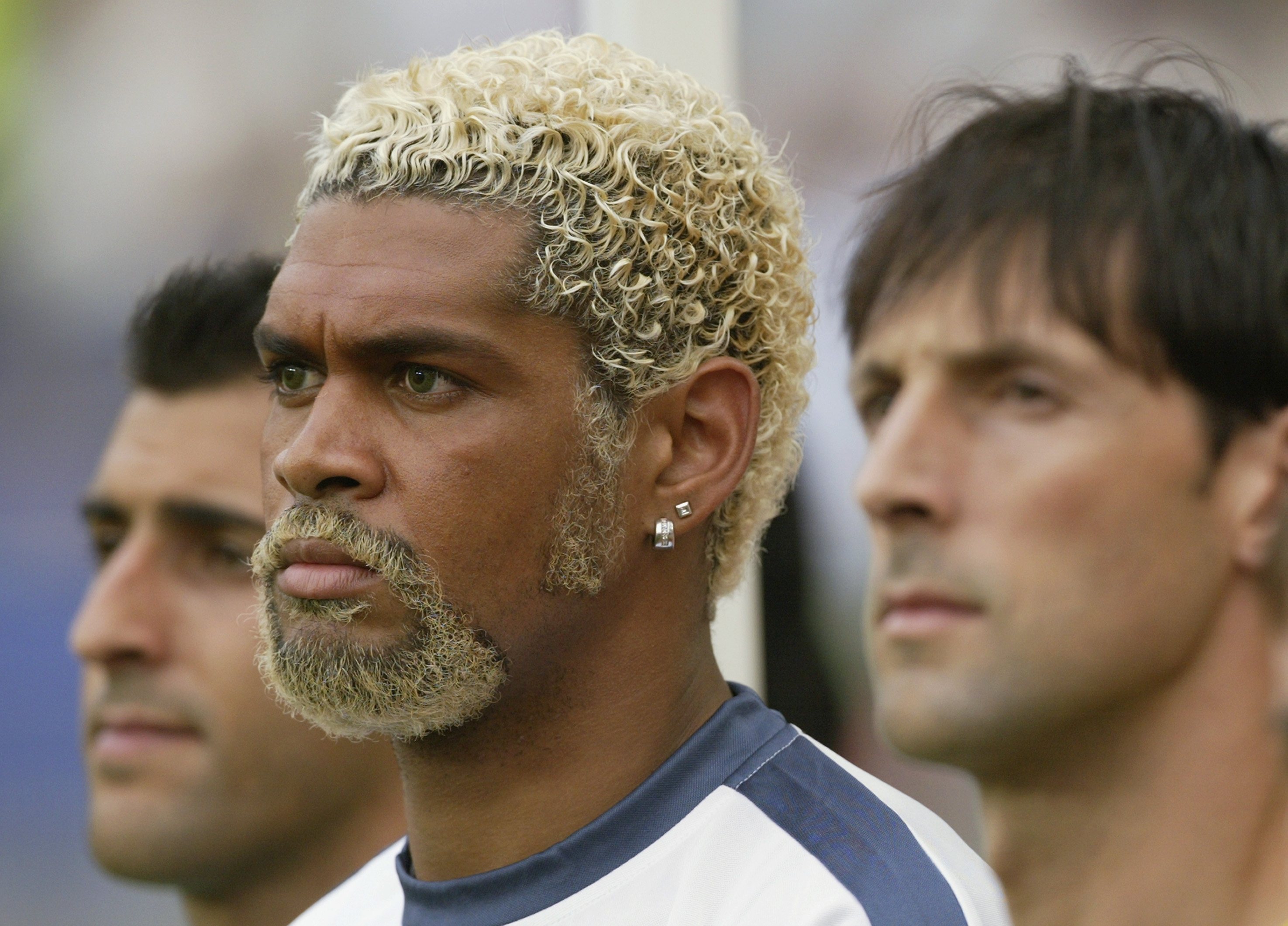Abel Xavier and Portugal team mates