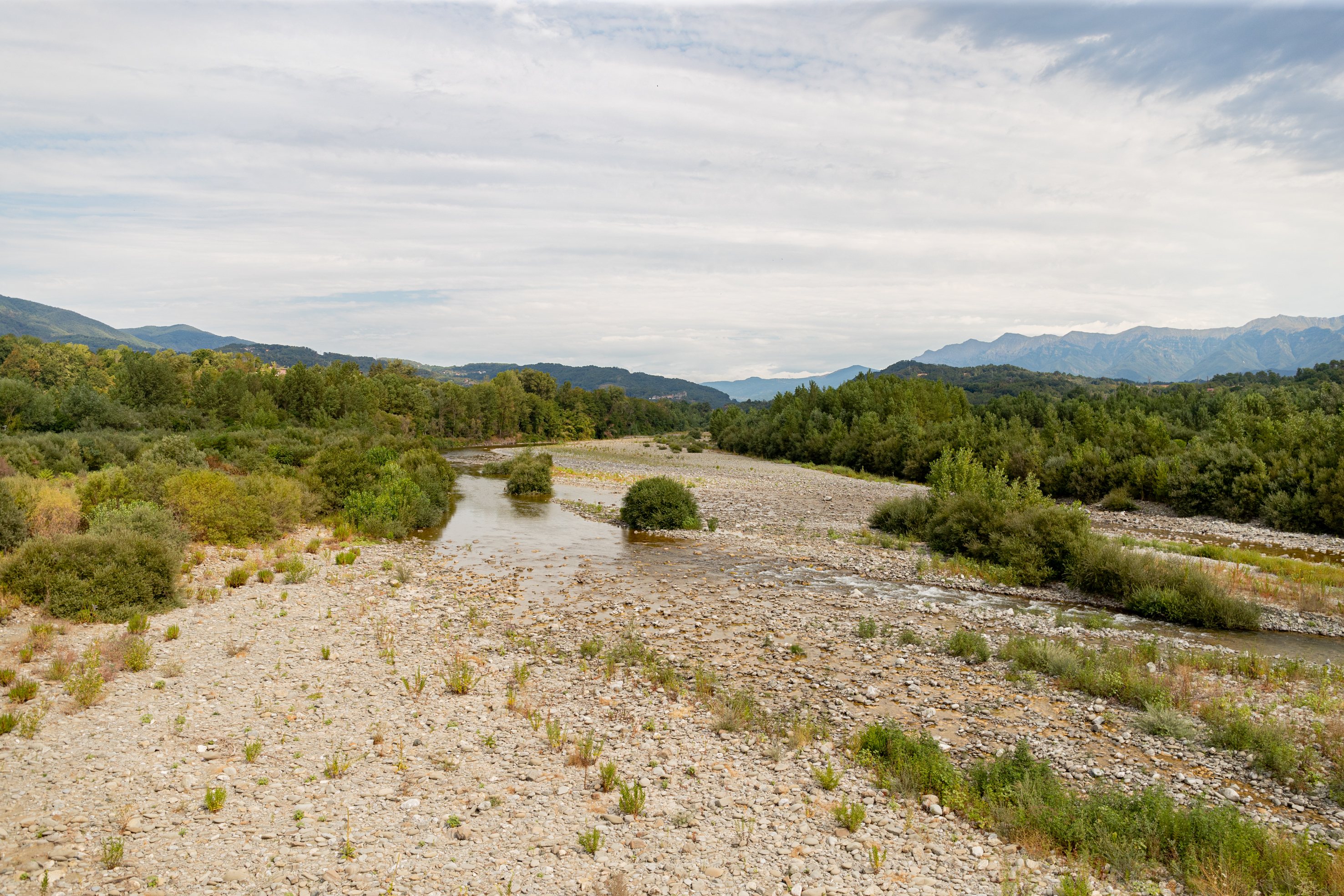 Drought In Italy: Low Level Of The Magra River