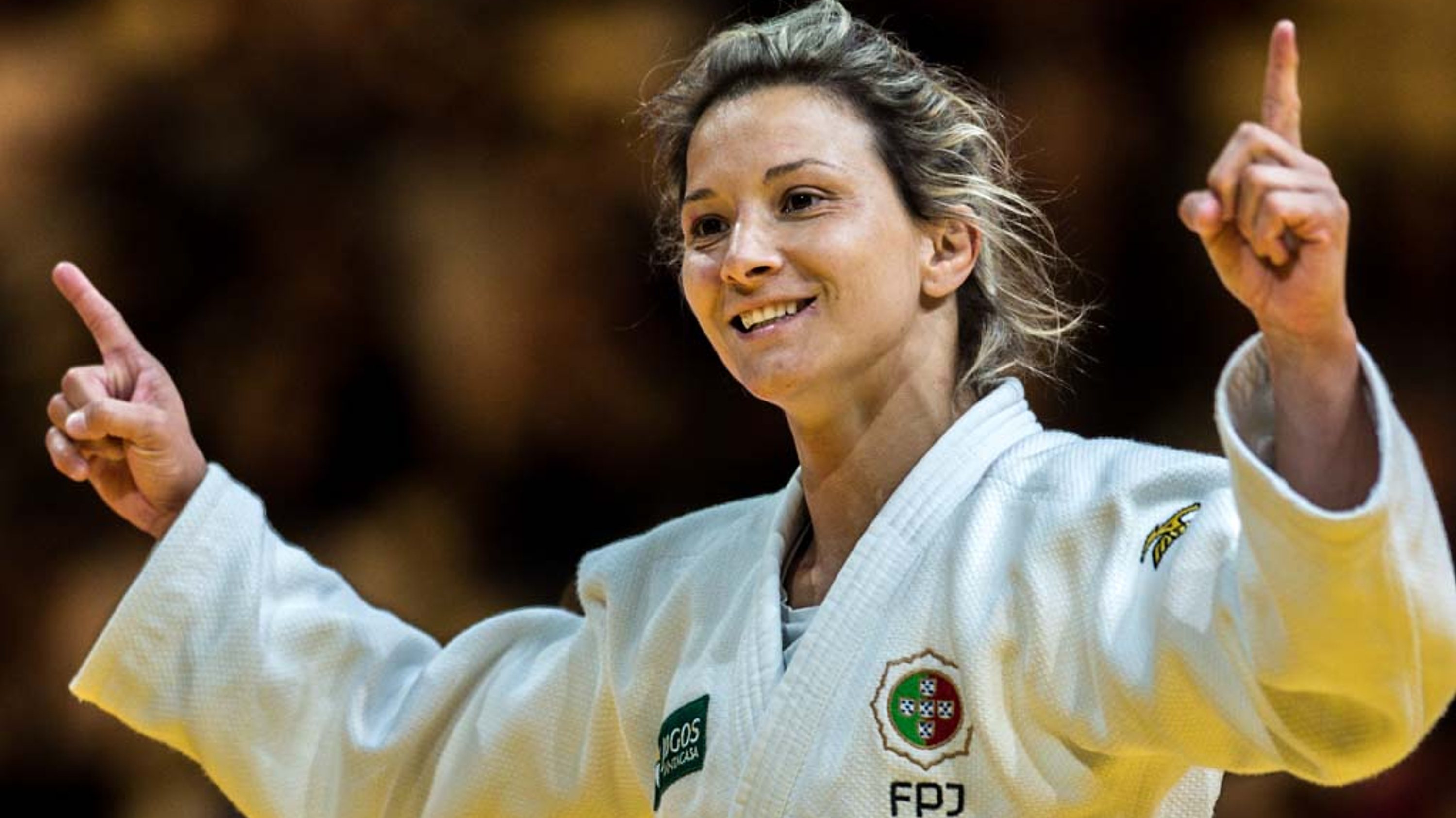 A judoca do Benfica foi homenageada pela União Europeia de judo por ocasião dos Europeus, face às conquistas na modalidade e em especial no campeonato continental