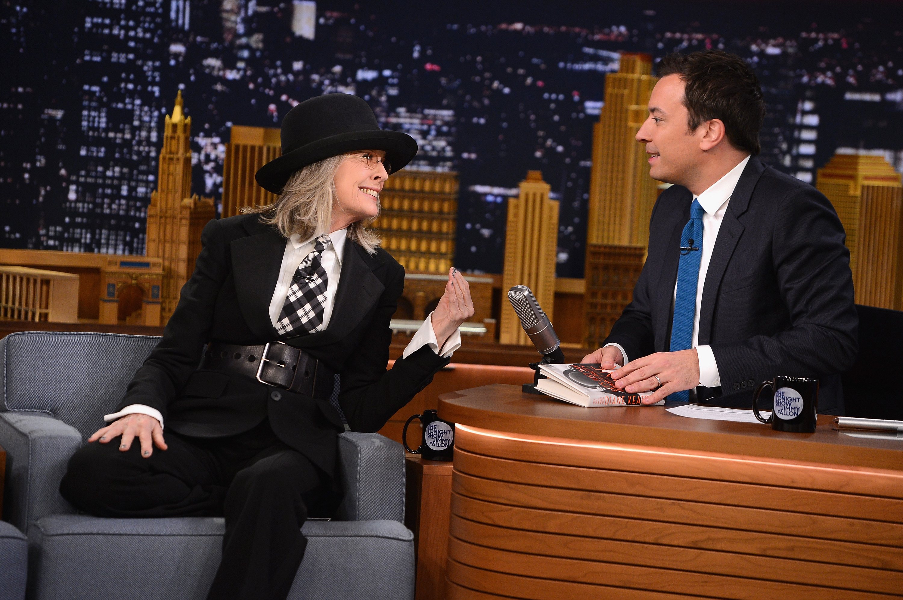 Diane Keaton Visits &quot;The Tonight Show Starring Jimmy Fallon&quot;