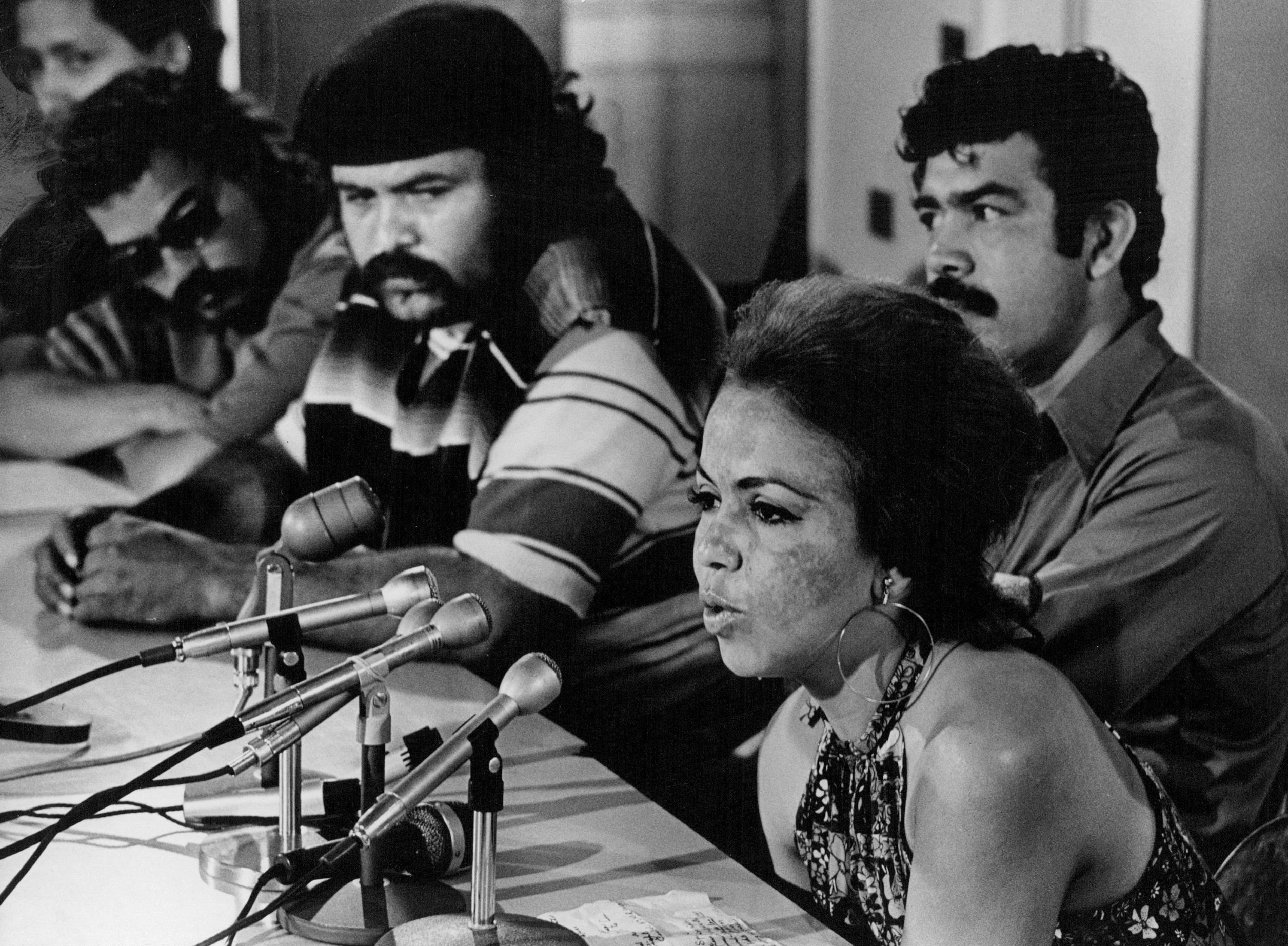 Alicia Escalante, ativista pelos direitos civis, Chicago, 1971