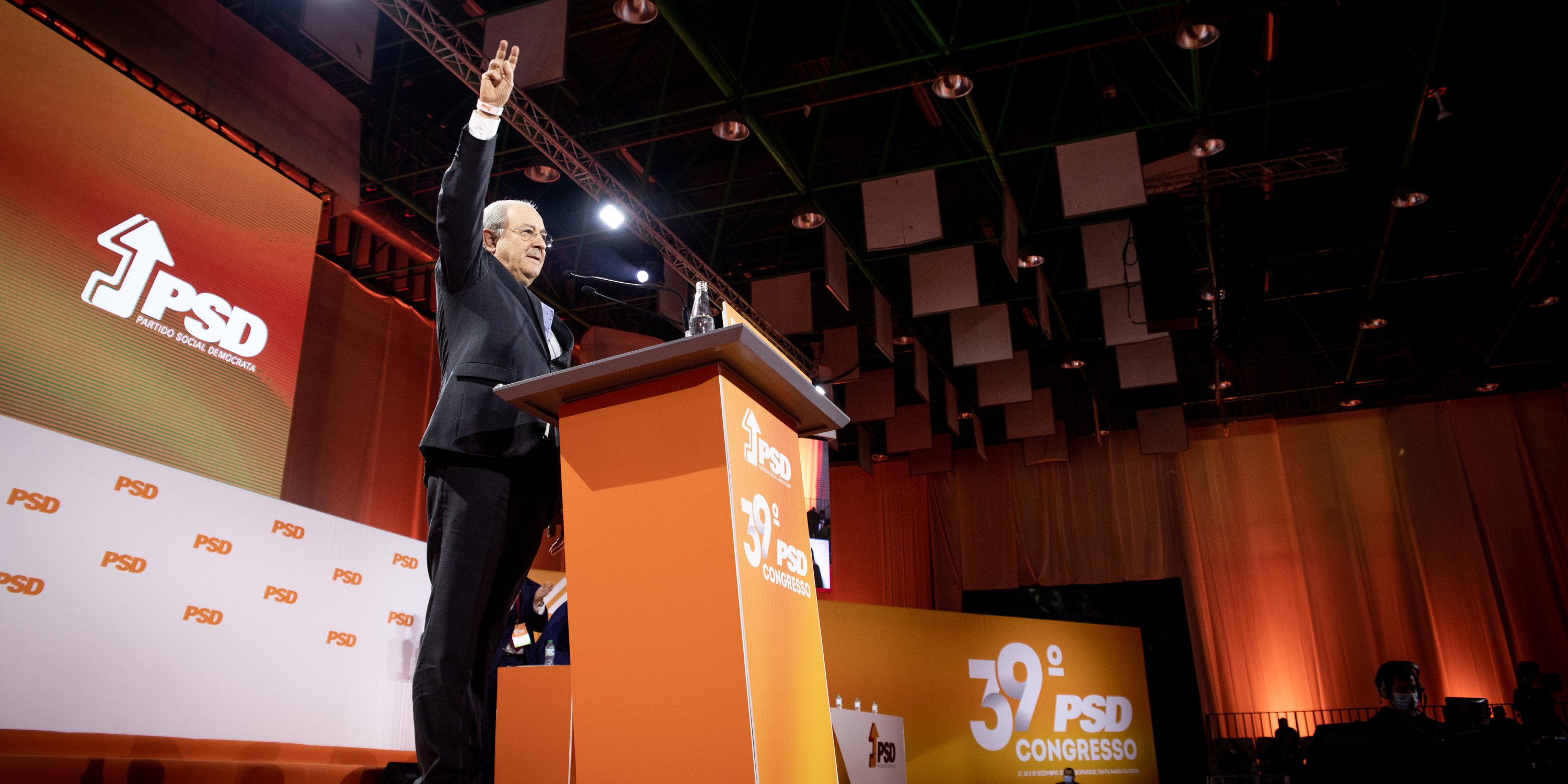 39º Congresso PSD (Partido Social Democrata) - Discurso de abertura de Rui Rio, presidente do partido, no primeiro dia de congresso. Santa Maria da Feira, Aveiro 17 de Dezembro de 2021 TOMÁS SILVA/OBSERVADOR