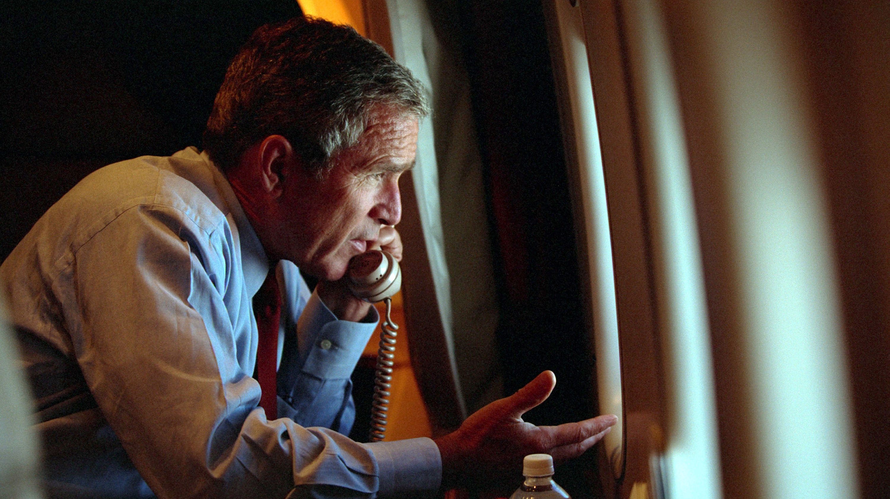 (FILE PHOTO) Bush Administration Deals with Terror Attacks on U.S
