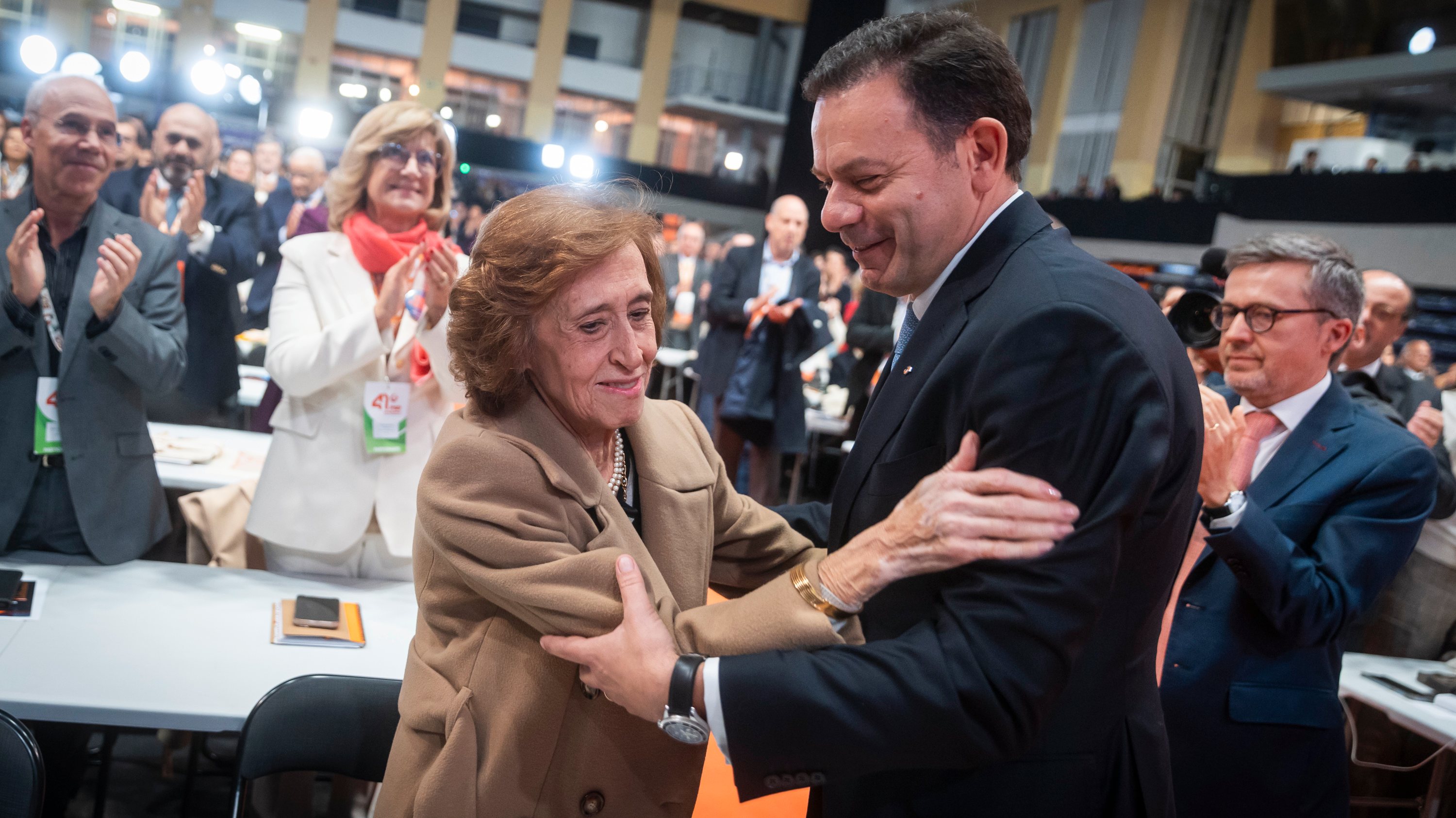 Manuela Ferreira Leite esteve no último Congresso do PSD ao lado de Luís Montenegro