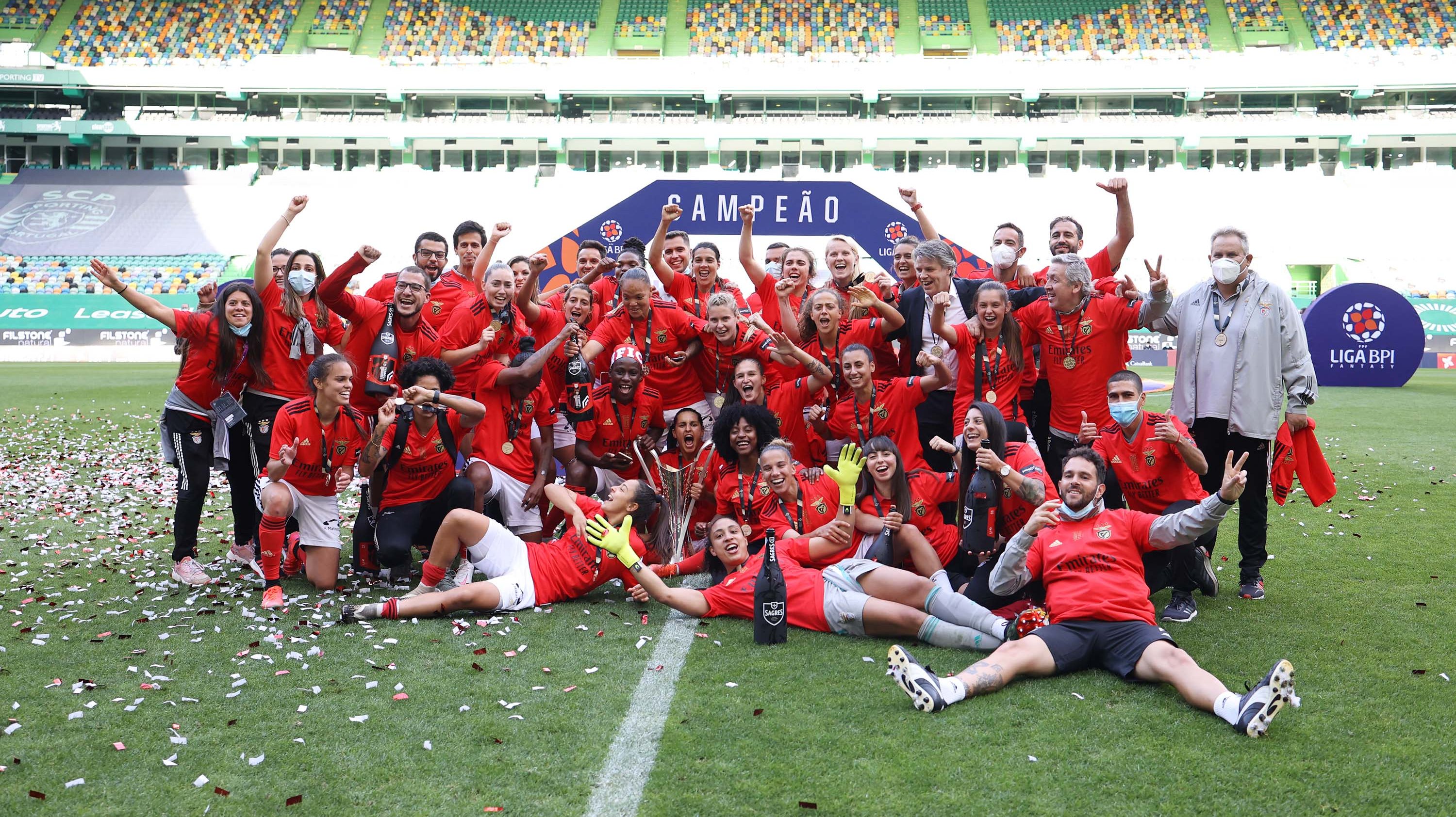 Futebol feminino: Benfica dá 20-0 na Taça e já leva mais de 100