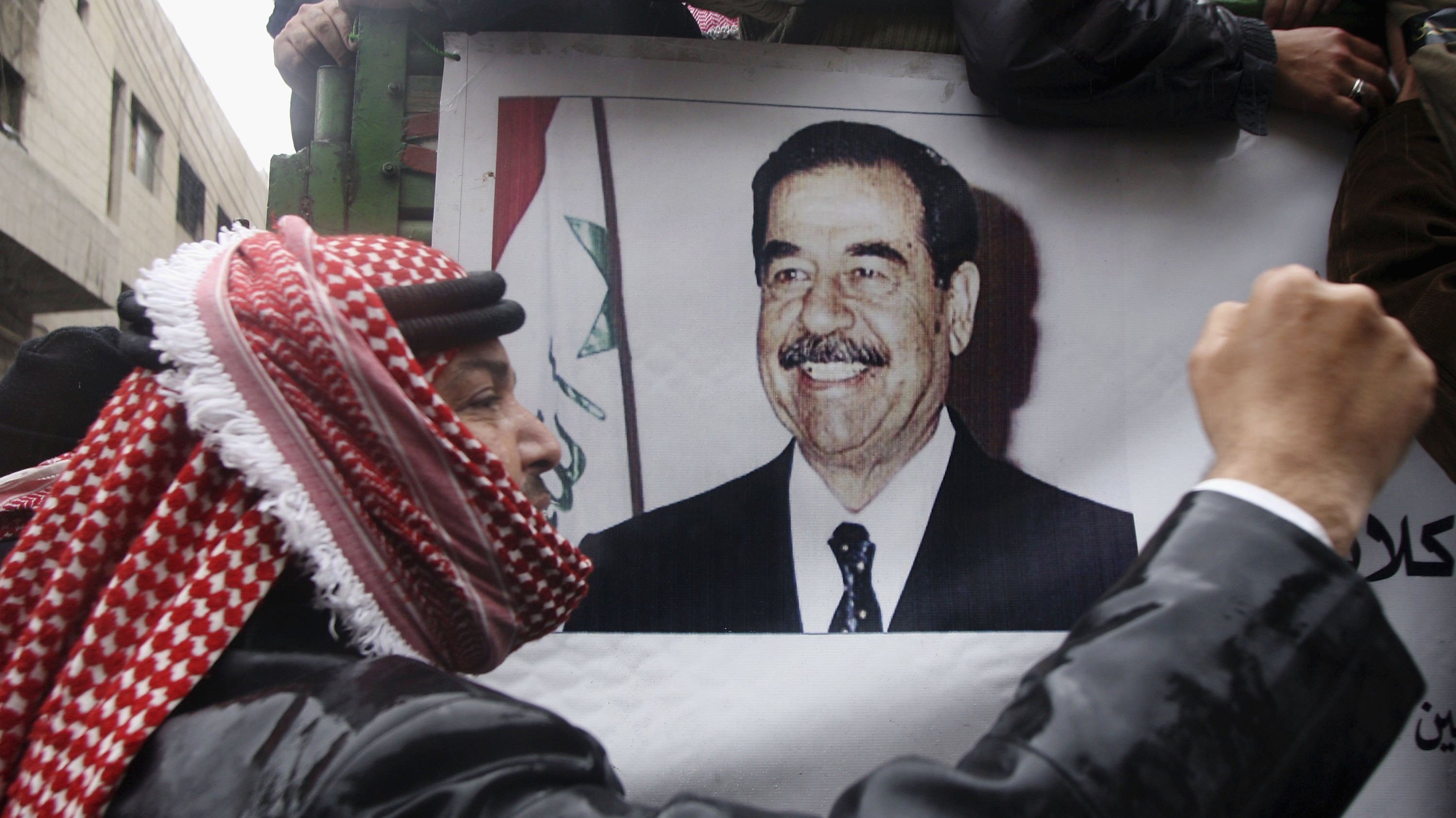 Saddam Supporters Demonstrate In Amman