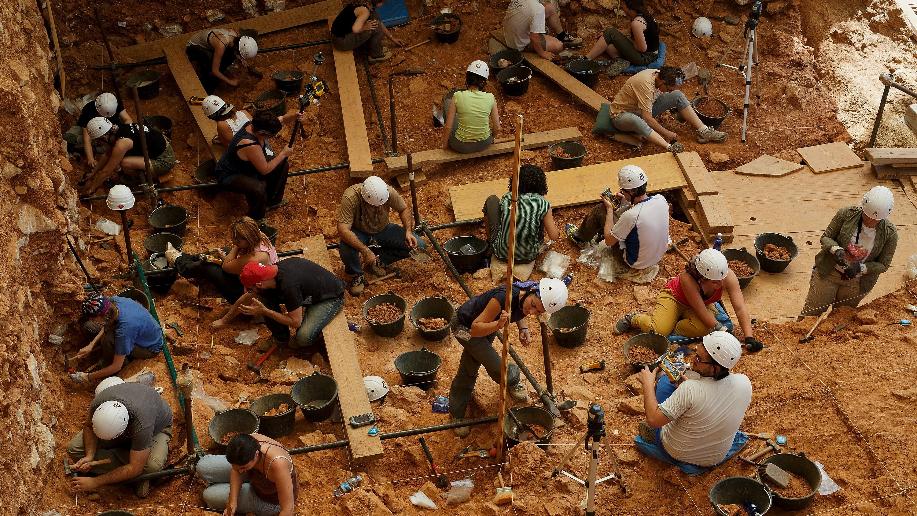 Works at Atapuerca Archeological Site